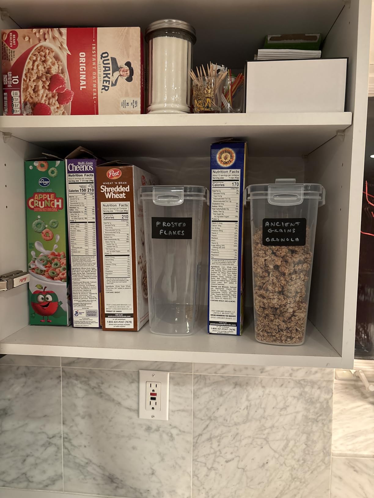 Utopia Kitchen Cereal Containers Storage Set with Lids, 4 Pack, 4L (135 Oz) customer photo 1