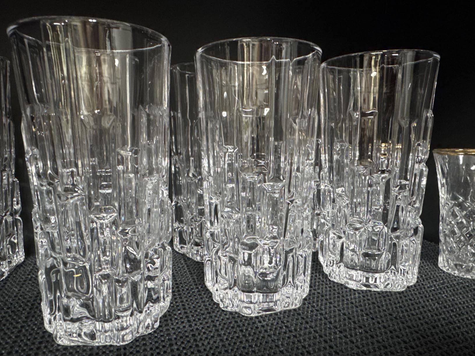 Highball Glasses Collins Tall Beverage Set of 6, 14 Ounce Cups Glassware for Drinks, Water, Beer, Soda customer photo 2