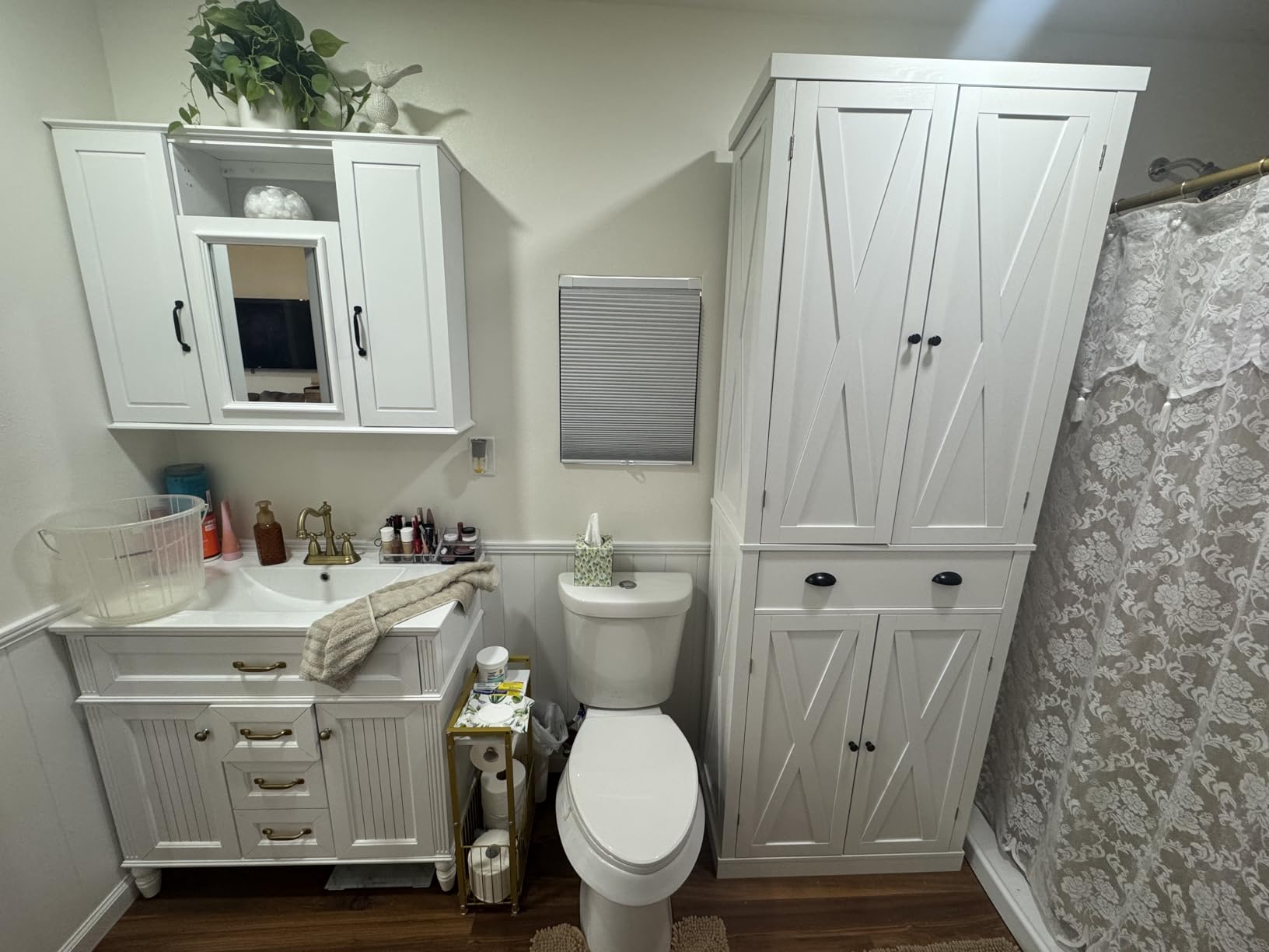 IRONCK Kitchen Pantry Storage Cabinet, 72.6