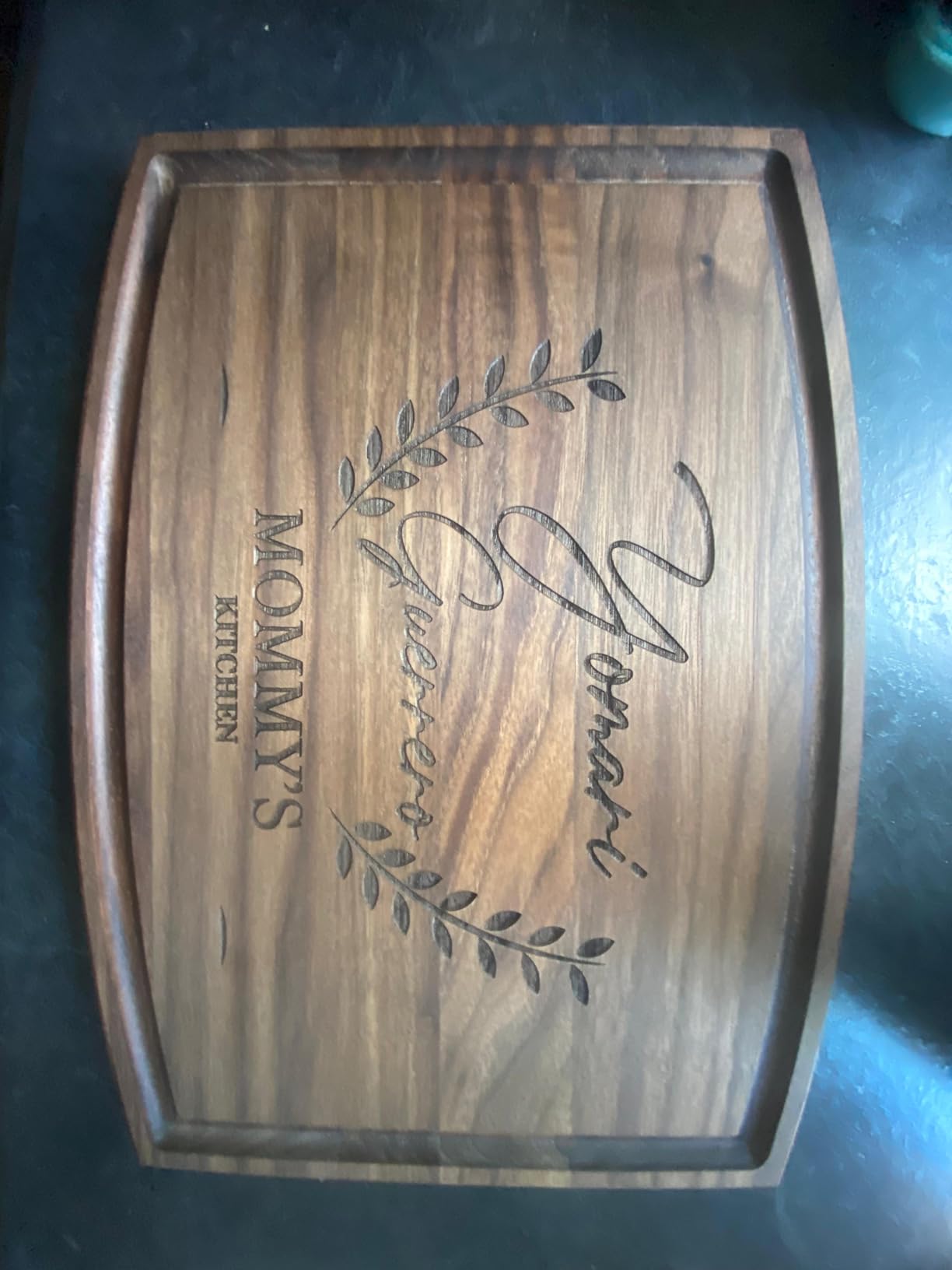 Tayfus Personalized Cutting Board, Custom Engraved Wood Charcuterie Board - Unique Gift Idea for Wedding, Engagement, Bridal Shower, Anniversary & Housewarming - For Couples, Parents & Family customer photo 2