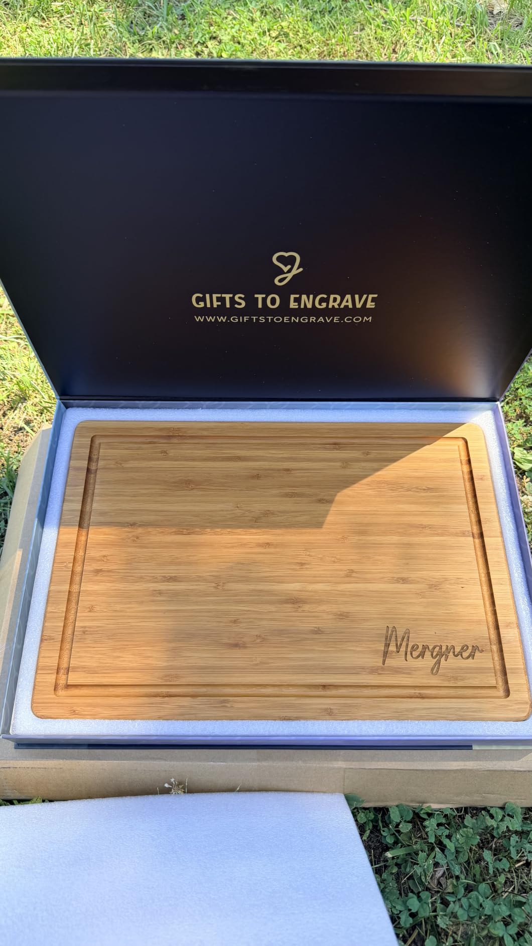 Personalized Cutting Board, Custom Bamboo Engraved Charcuterie Boards - Best Present for Wedding, Bridal Shower, Engagement, Anniversary, Housewarming, Gift Idea for Couples Bride, Parent, Family customer photo 1