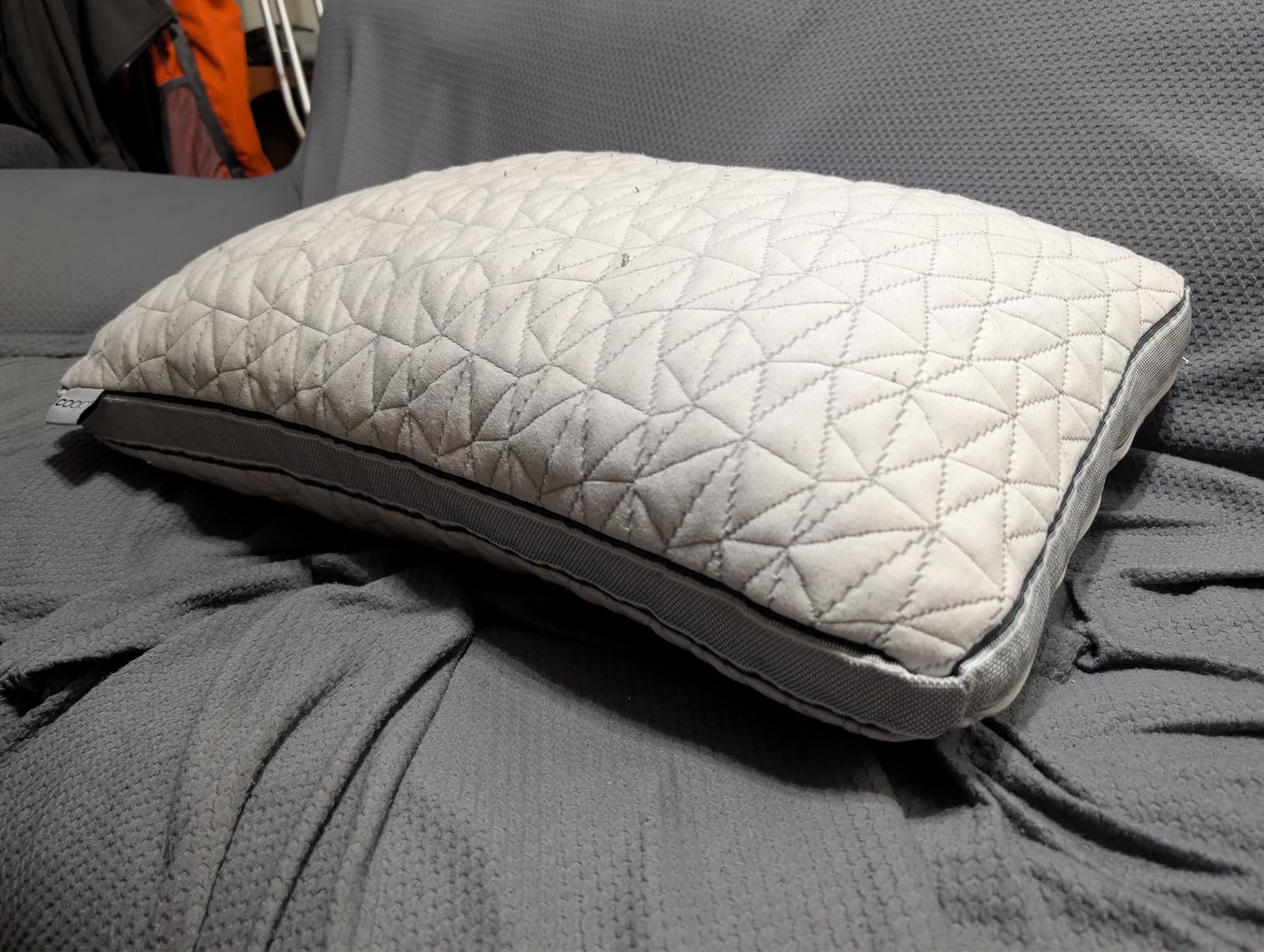 Coop Home Goods Cool+ Cut-Out Adjustable Pillow Queen with Cooling Gel & Shoulder Cut-Out for Head Support, Side Sleeper Pillow, Neck Support for Sleeping, CertiPUR-US/GREENGUARD Gold customer photo 1