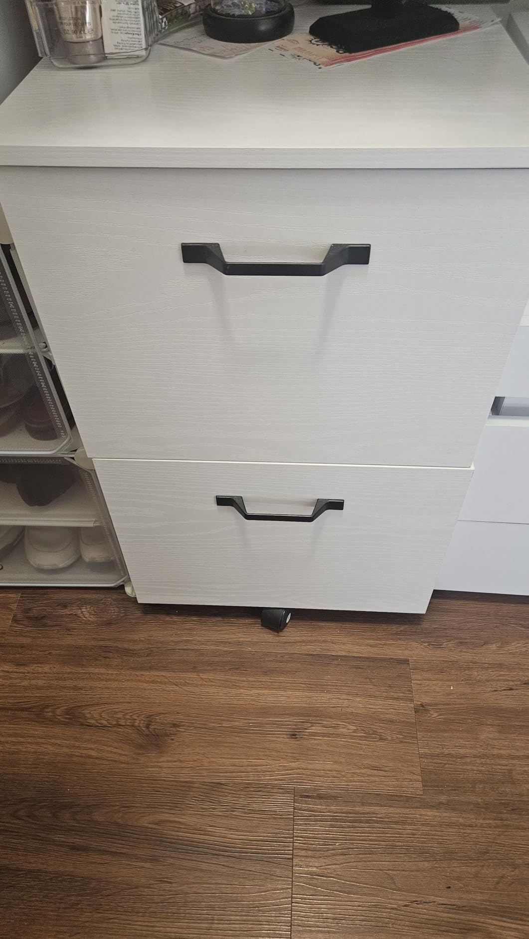 VASAGLE 2-Drawer File Cabinet, Small Rolling Filing Cabinet customer photo 1