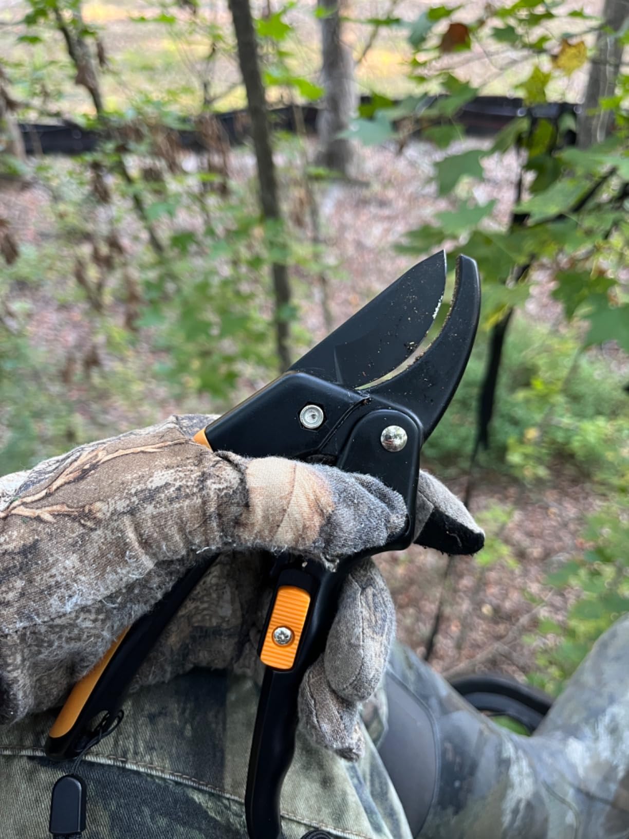 Gerossi Ratchet Pruning Shears Heavy Duty, Hand Pruners for Gardening customer photo 2