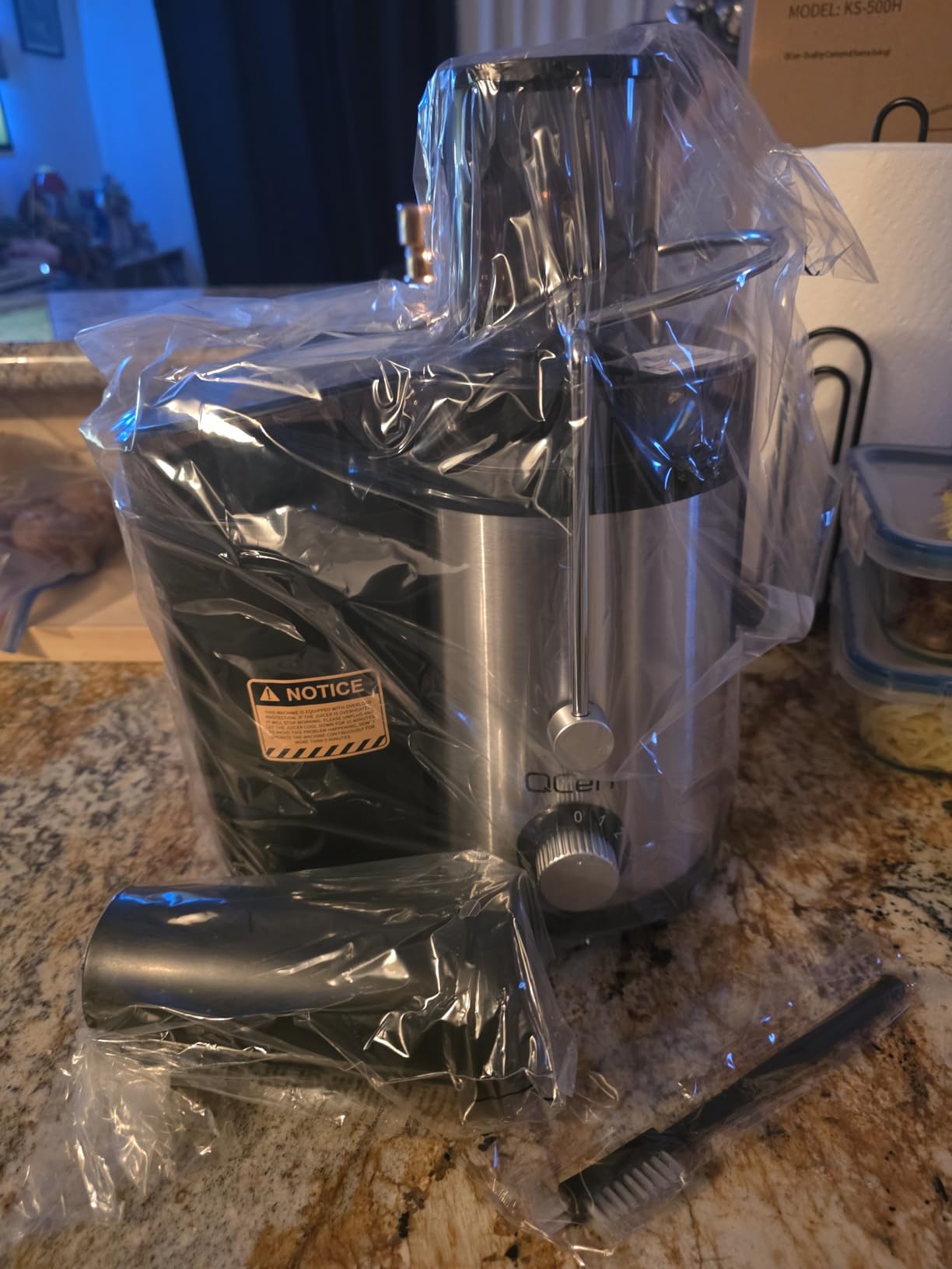 Juicer Machine 800W Centrifugal Juicer with Wide Mouth Feed Chute customer photo 1