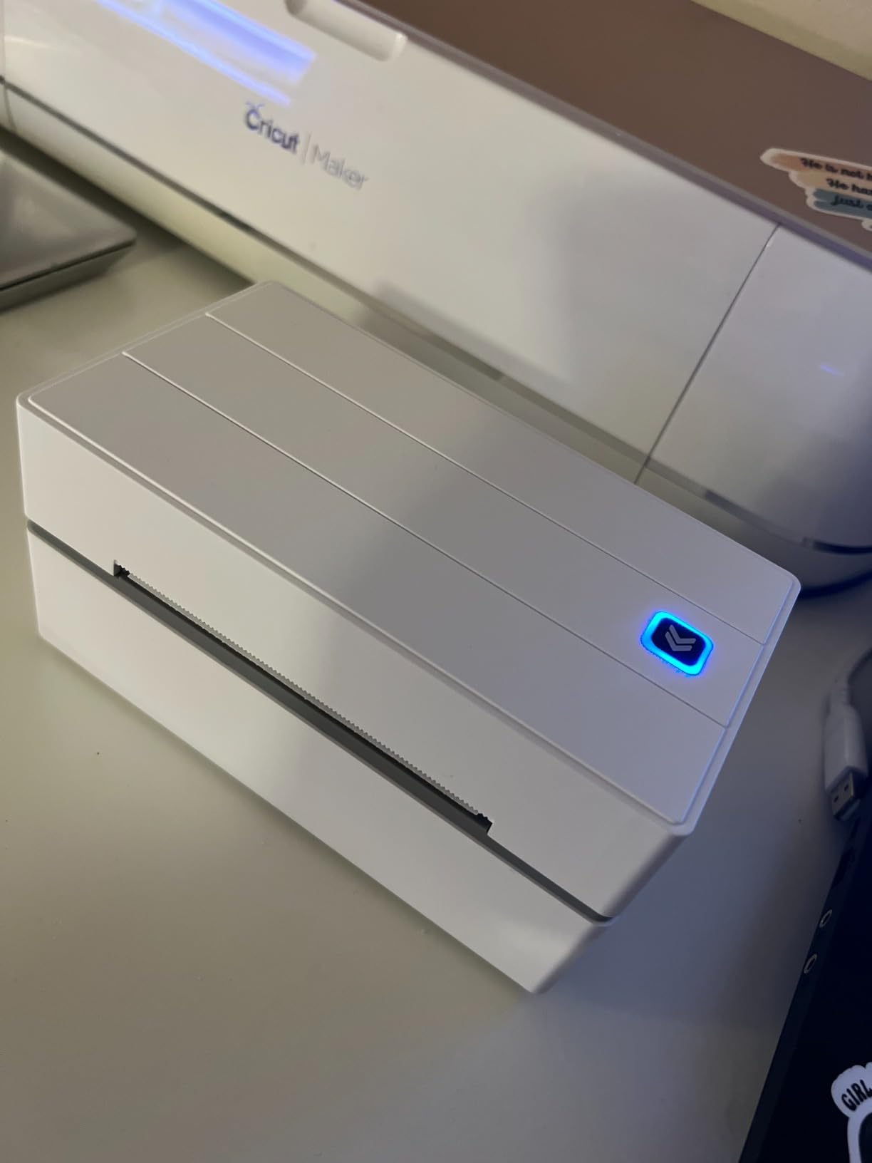 MUNBYN Bluetooth Thermal Label Printer, Wireless 4x6 Shipping Label Printer customer photo 2