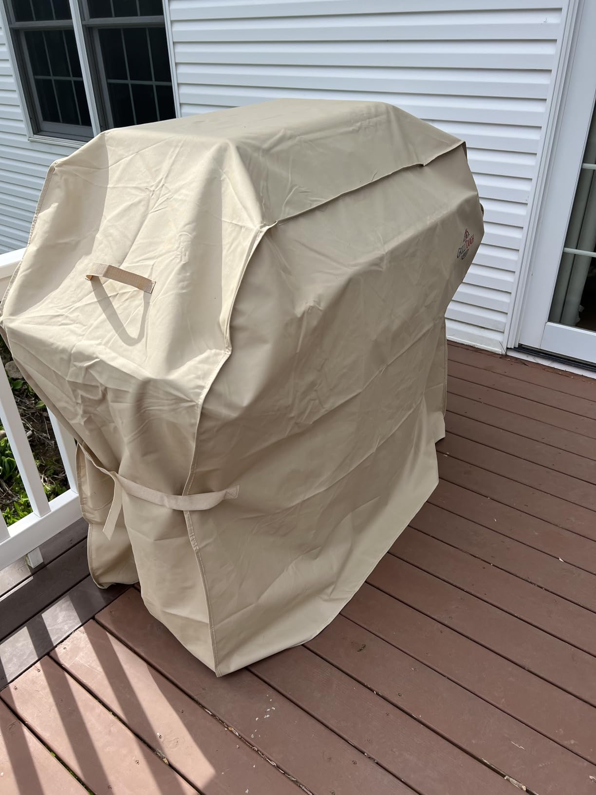 GrillTough Heavy Duty BBQ Grill Cover for Outdoor Grill, 58 Inch, Black customer photo 1