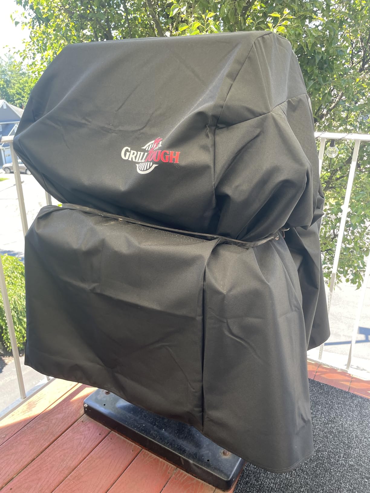 GrillTough Heavy Duty BBQ Grill Cover for Outdoor Grill, 58 Inch, Black customer photo 2