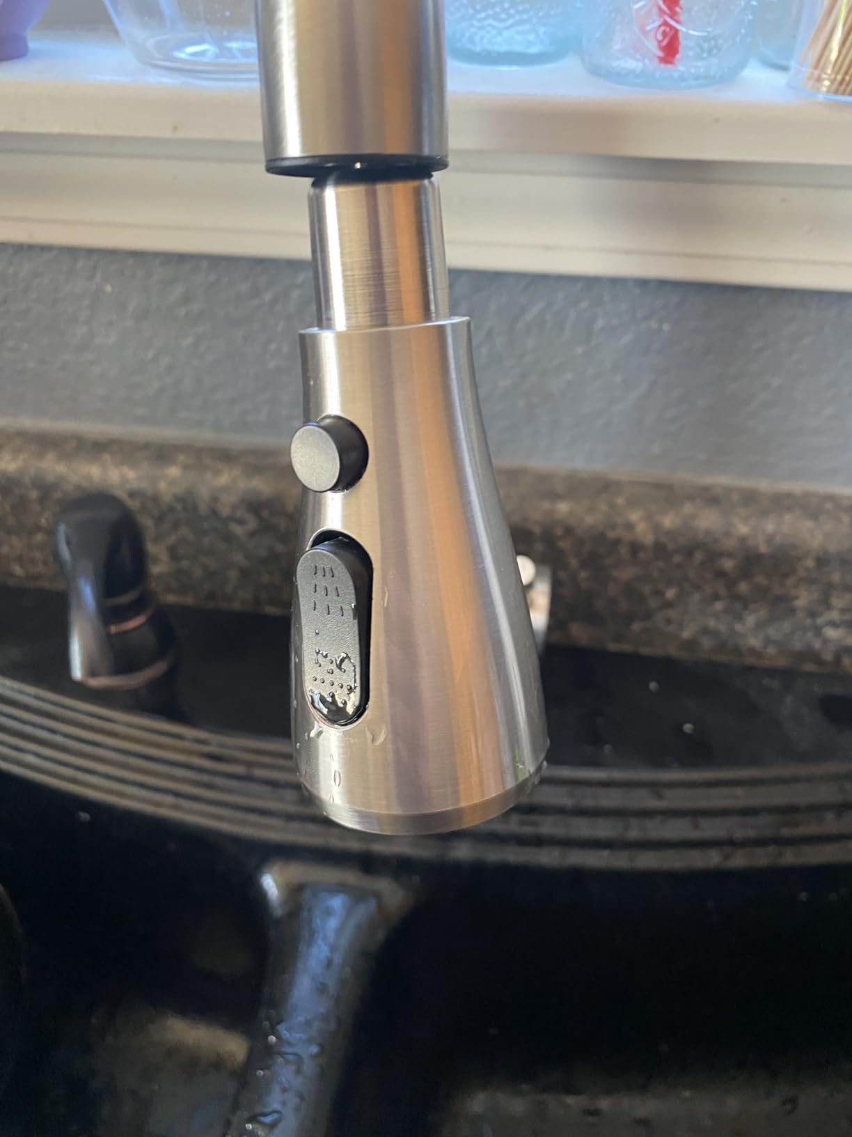VFAUOSIT Touchless Kitchen Faucet with Pull Down Sprayer, Brushed Nickel customer photo 2
