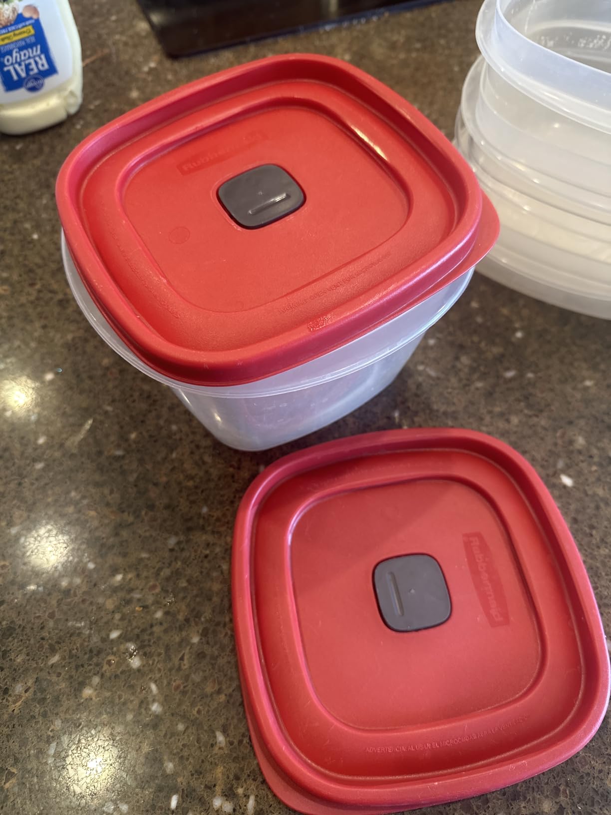 Rubbermaid EasyFindLids Food Storage Containers in Special-Edition Insignia Blue, 42 Piece customer photo 1