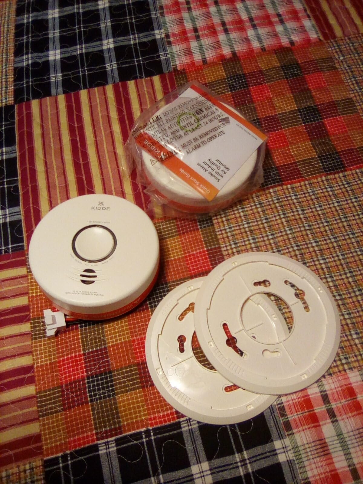 Kidde Smart Smoke Detector & Indoor Air, Quality Monitor, WiFi, Alexa Compatible Device, Hardwired w/Battery Backup, Voice & App Alerts, 2 Pack customer photo 2
