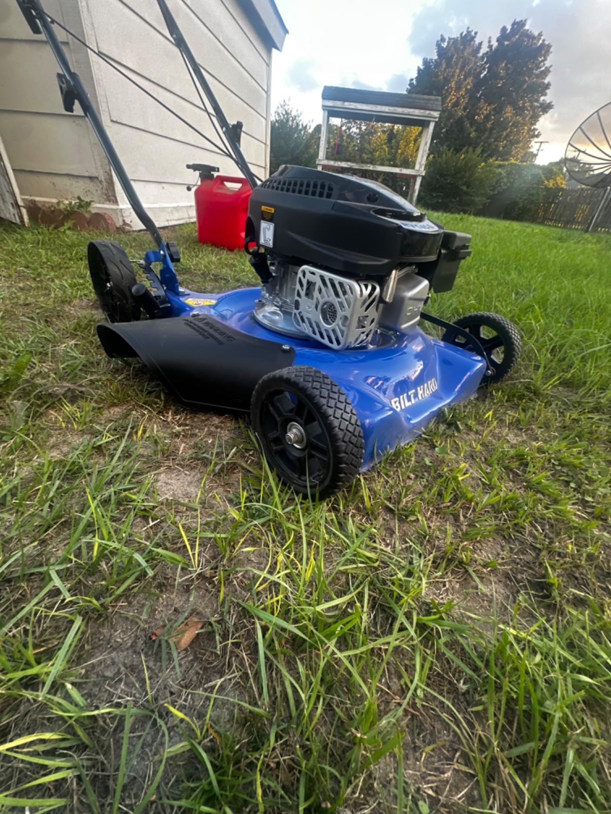 BILT HARD Gas Lawn Mower 20 inch, 144cc 4-Cycle OHV Engine Lawnmower, 8 Adjustable Cutting Heights Push Mowers for Lawn, Yard and Garden customer photo 1