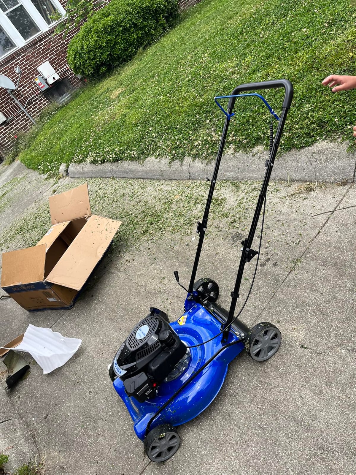 BILT HARD Gas Lawn Mower 20 inch, 144cc 4-Cycle OHV Engine Lawnmower, 8 Adjustable Cutting Heights Push Mowers for Lawn, Yard and Garden customer photo 2