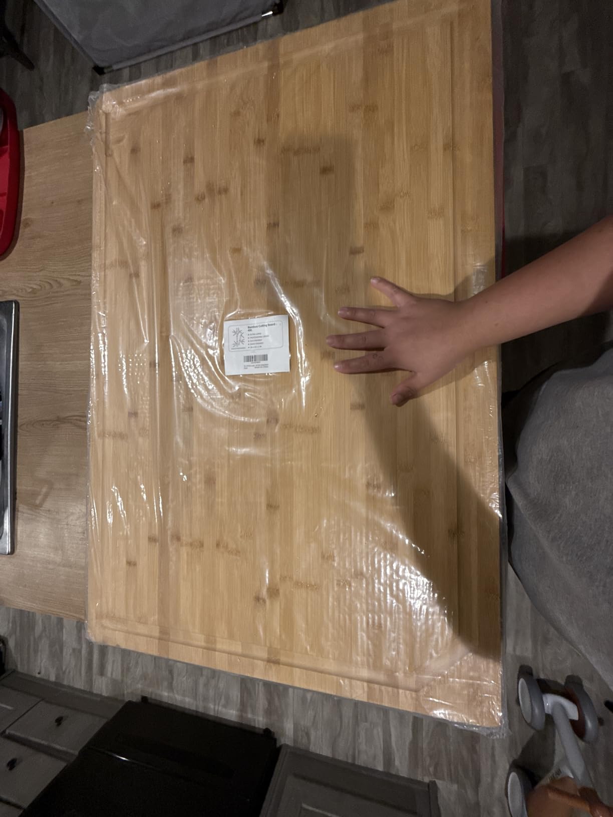 30 x 20 Extra Large Bamboo Cutting Board for Kitchen, Cutting Board Stove Top Cover, Butcher Block Chopping Board with Handle and Juice Groove, Large Charcuterie Board Over the Sink customer photo 1
