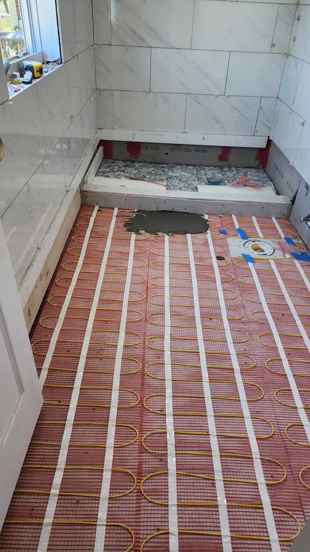 HEATIT 35 sqft Electric Warmmat with ET-7A Thermostat, Self-Adhesive customer photo 1