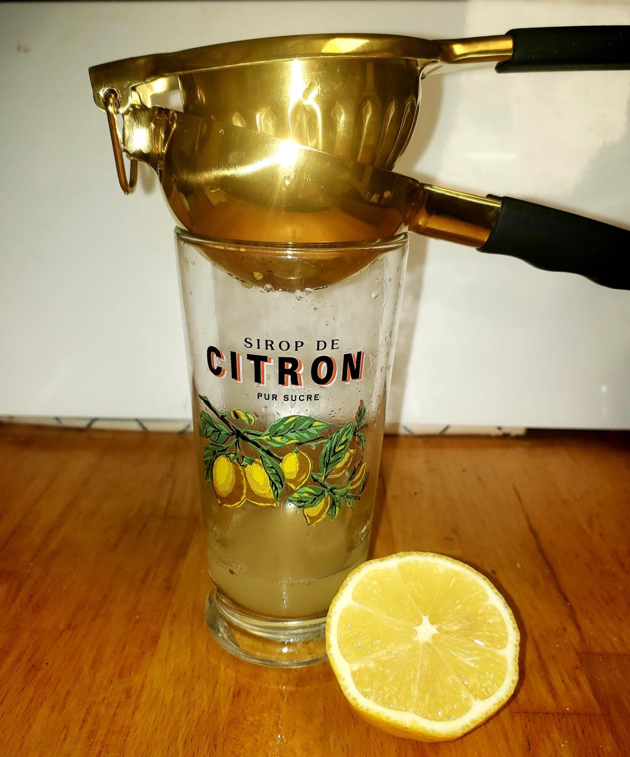 A Bar Above Hand Press Juicer for Cocktails, Heavy Duty, Gold Finish customer photo 2