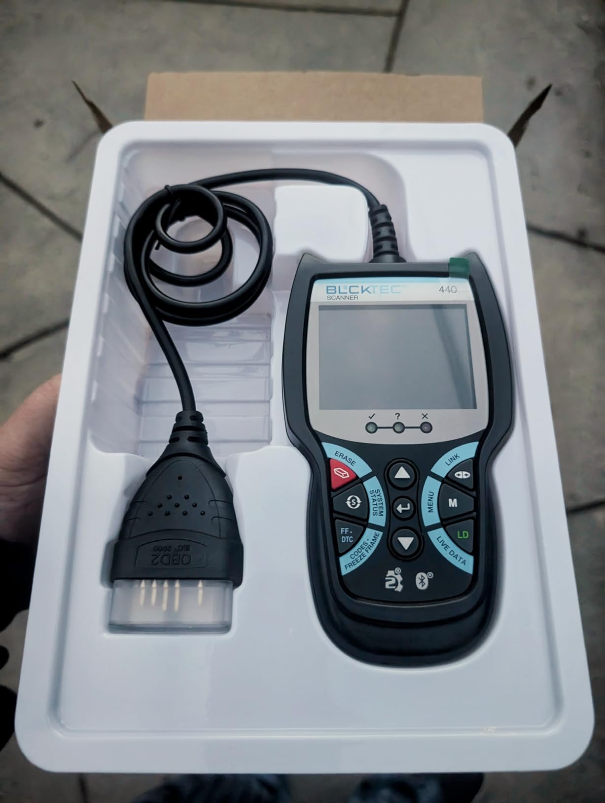 BLCKTEC 440 Bluetooth OBD2 Scanner Diagnostic Tool - Car Code Reader and Scanner for Car - Comes with Live Data - Battery/Charging System Test - Works for All OBD Compliant Cars 1996 & Newer customer photo 2