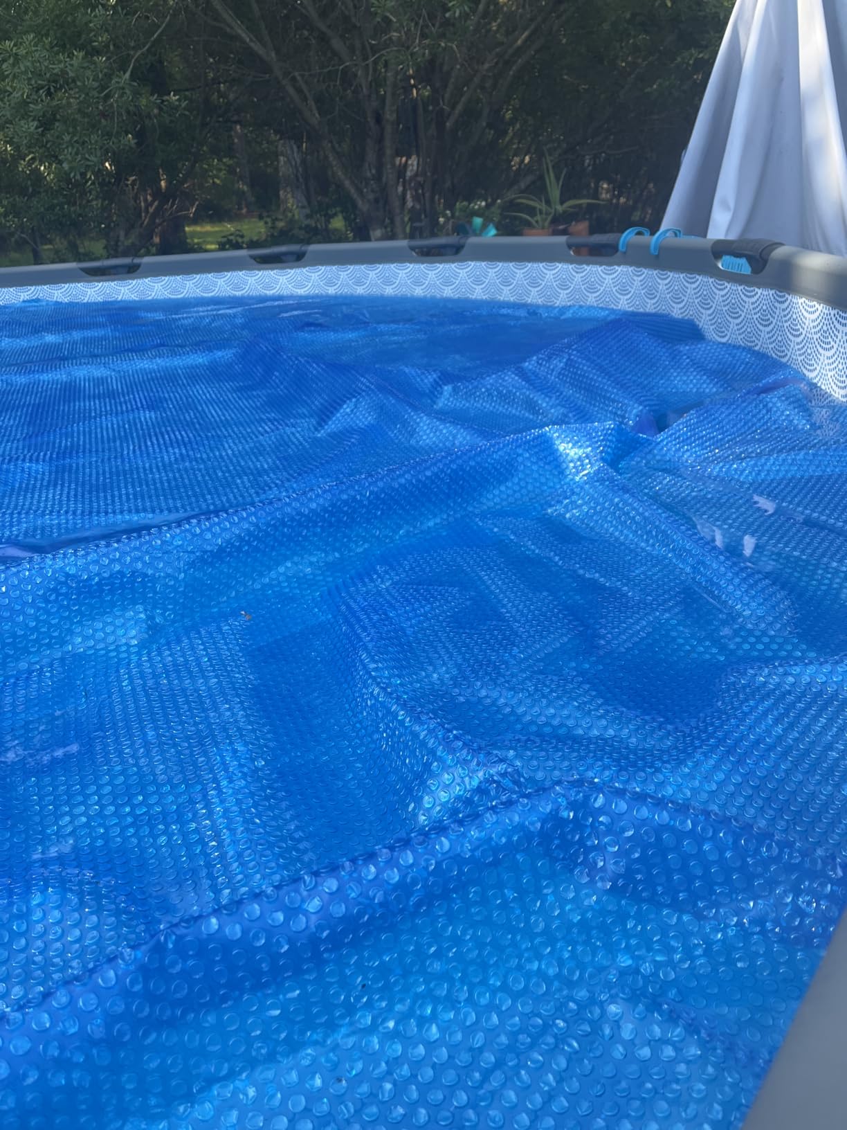 In The Swim 18' Standard Blue Round Solar Pool Cover 8 Mil customer photo 2