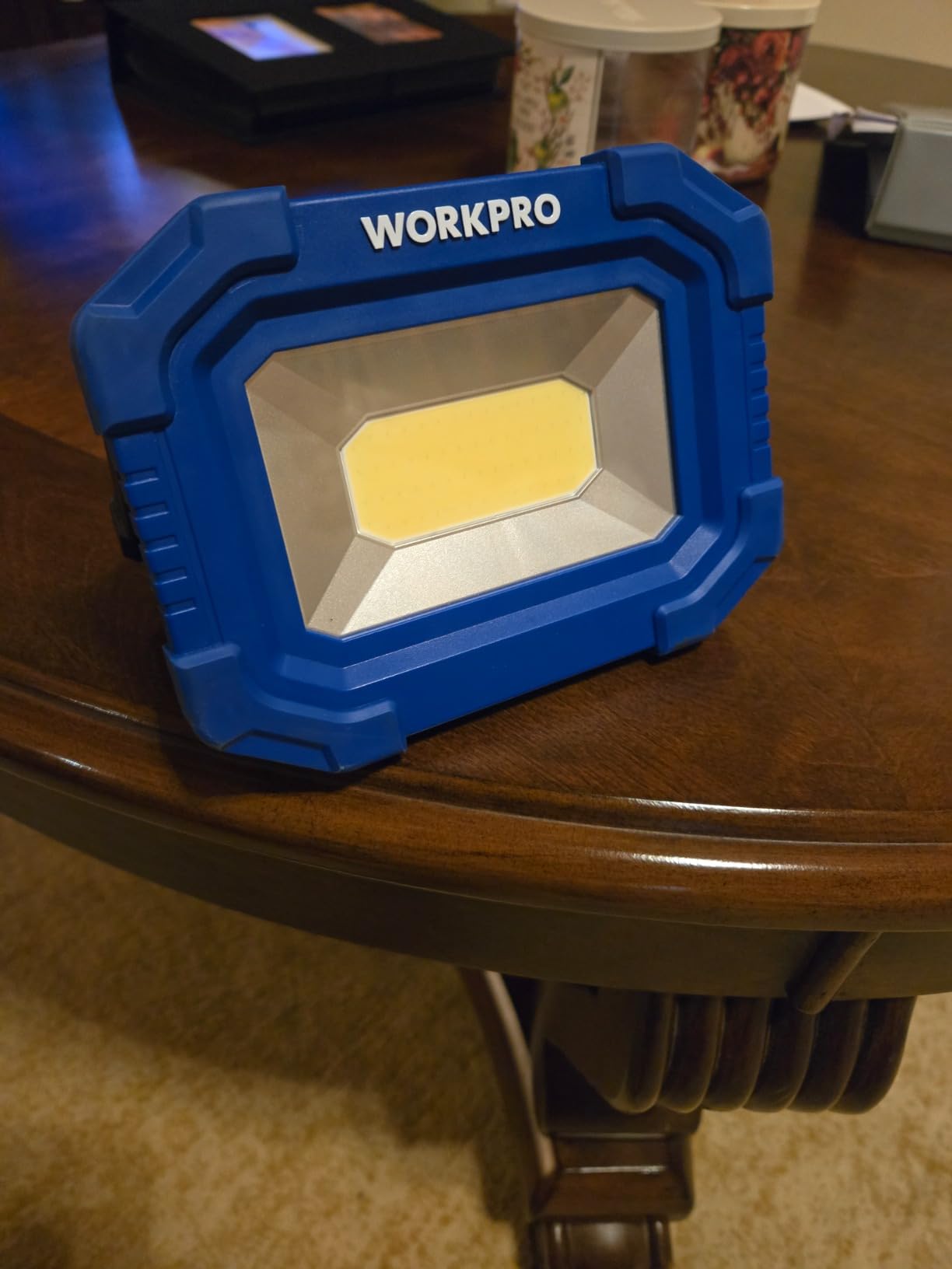 WORKPRO LED Work Light, Rechargeable Magnetic Work Lights, 2000LM, 4 Modes customer photo 2