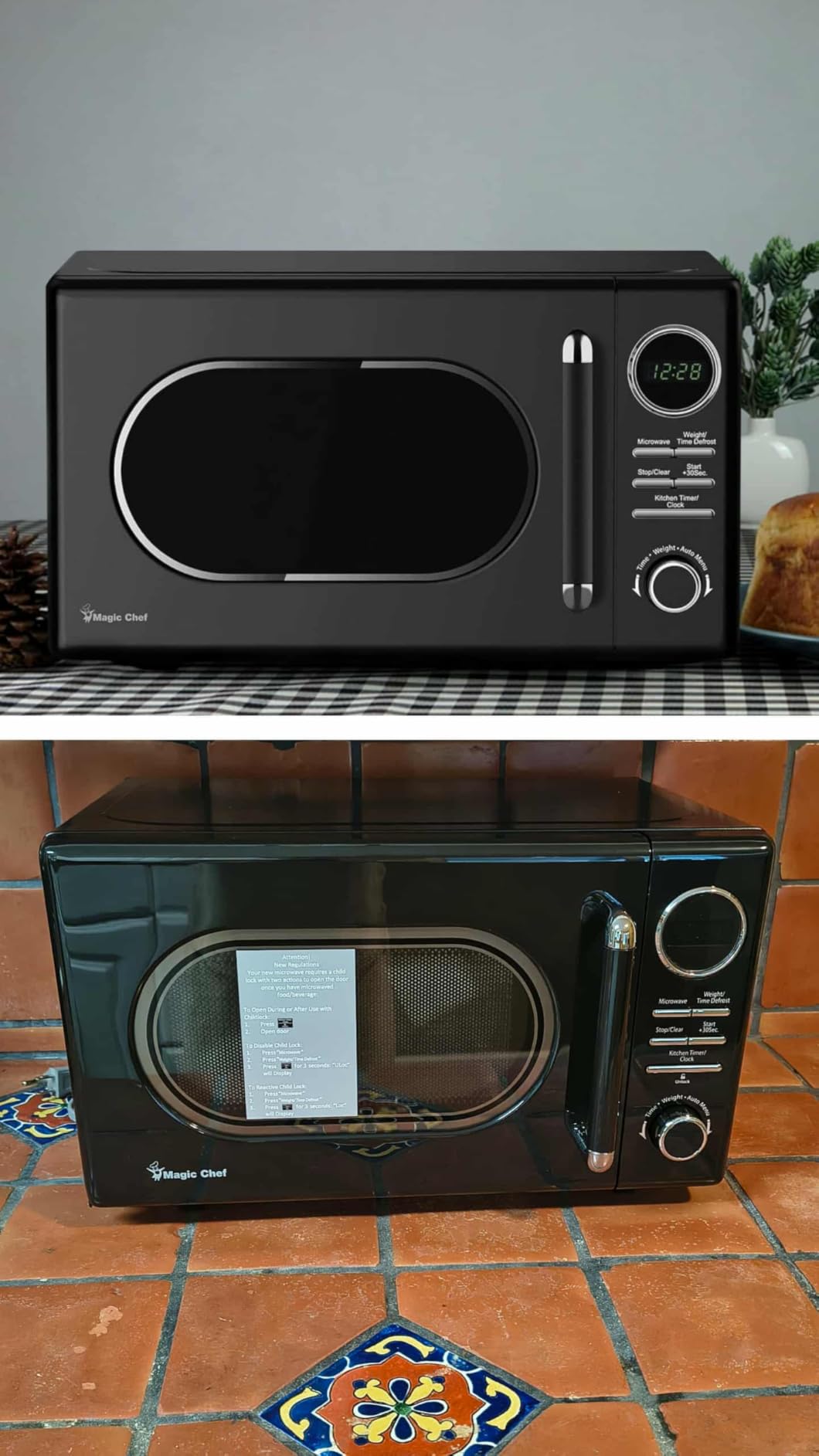 0.7 cu. ft. Retro Countertop Microwave in Red customer photo 1