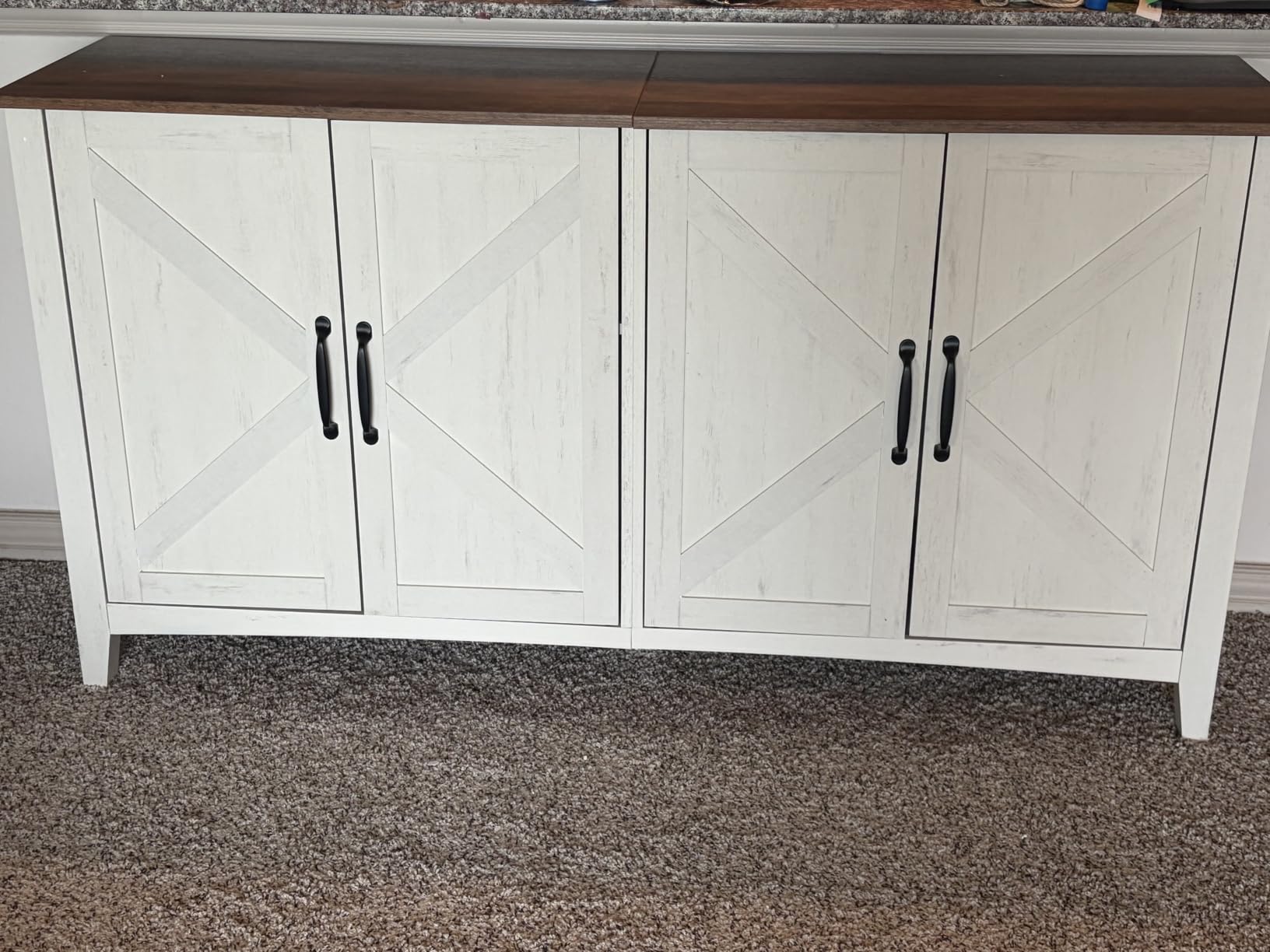 VASAGLE Buffet Cabinet, Coffee Bar with a Drawer, Adjustable Shelf customer photo 1