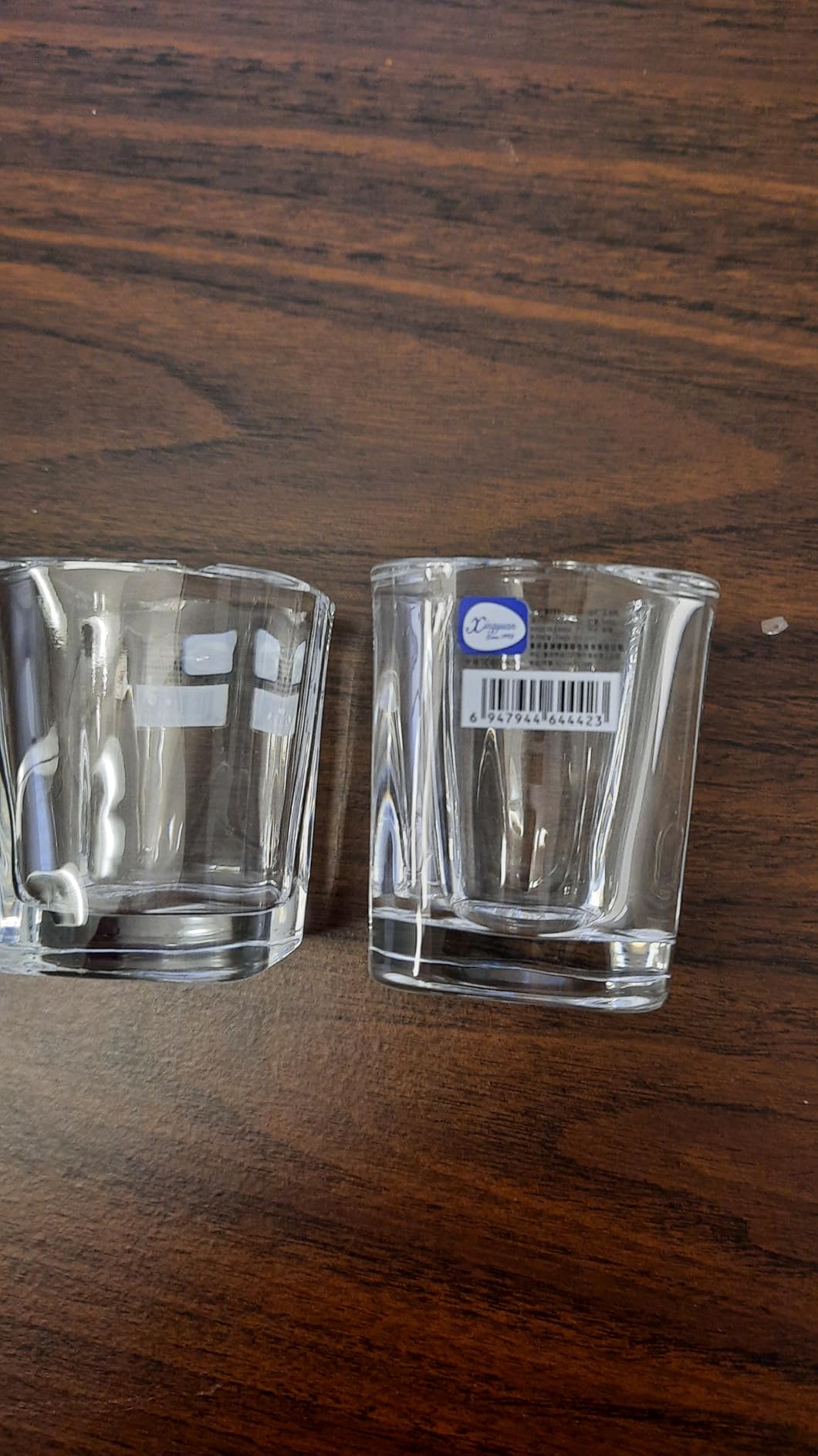 Hlukana 6 Pack Heavy Base Shot Glasses Set, 2.2 oz Clear Tequila Square Shot Glass Bulk, Espresso Shot Glass for Vodka, Whiskey, Tequila, Espressos, Spirits & Liquors customer photo 2