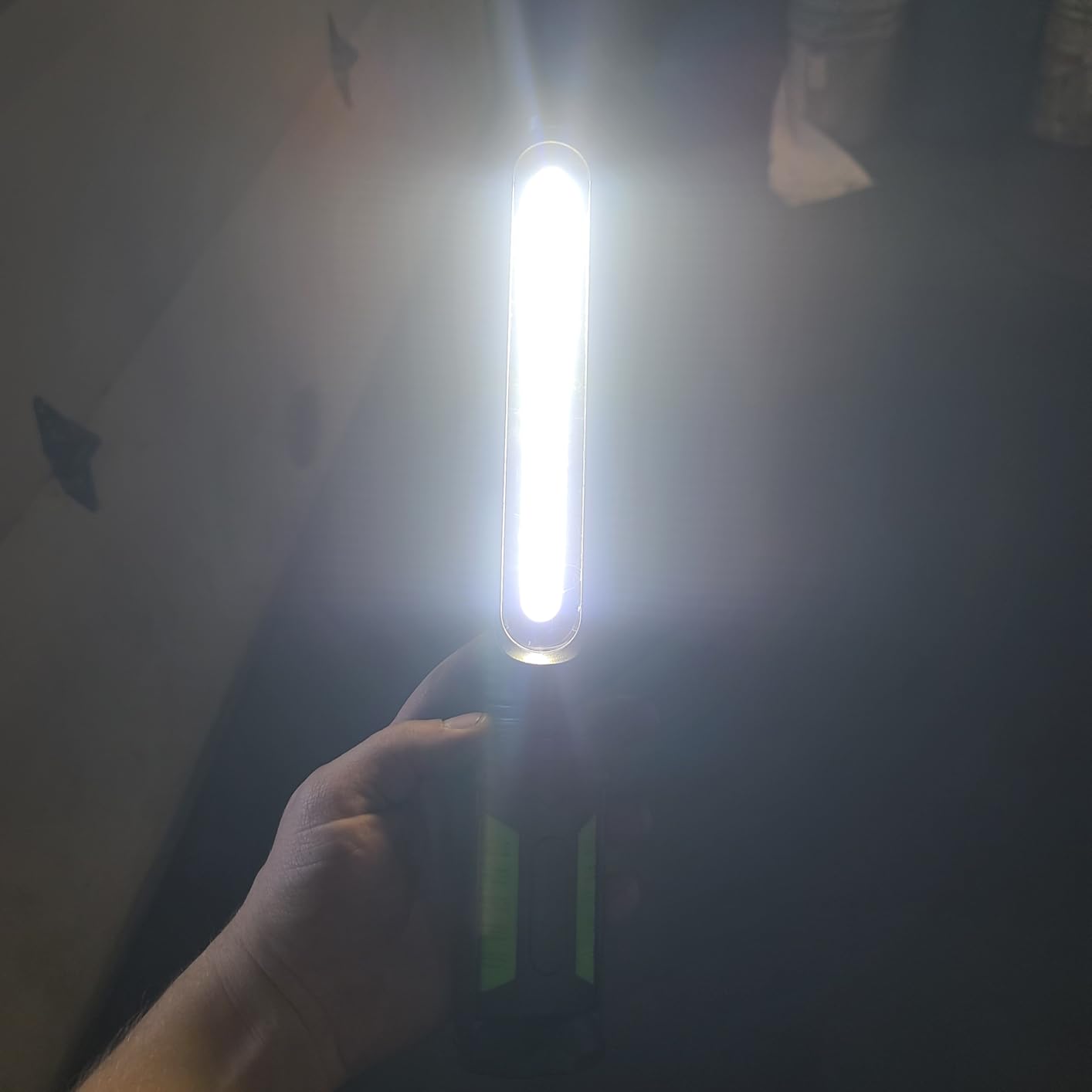 SYLSTAR Work Light for Mechanic, 2400LM LED, 4400mAh Rechargeable, Magnetic, Underhood Work Light with Hooks for Car Repairing/Inspection/Garage/Workshop/Emergency customer photo 1