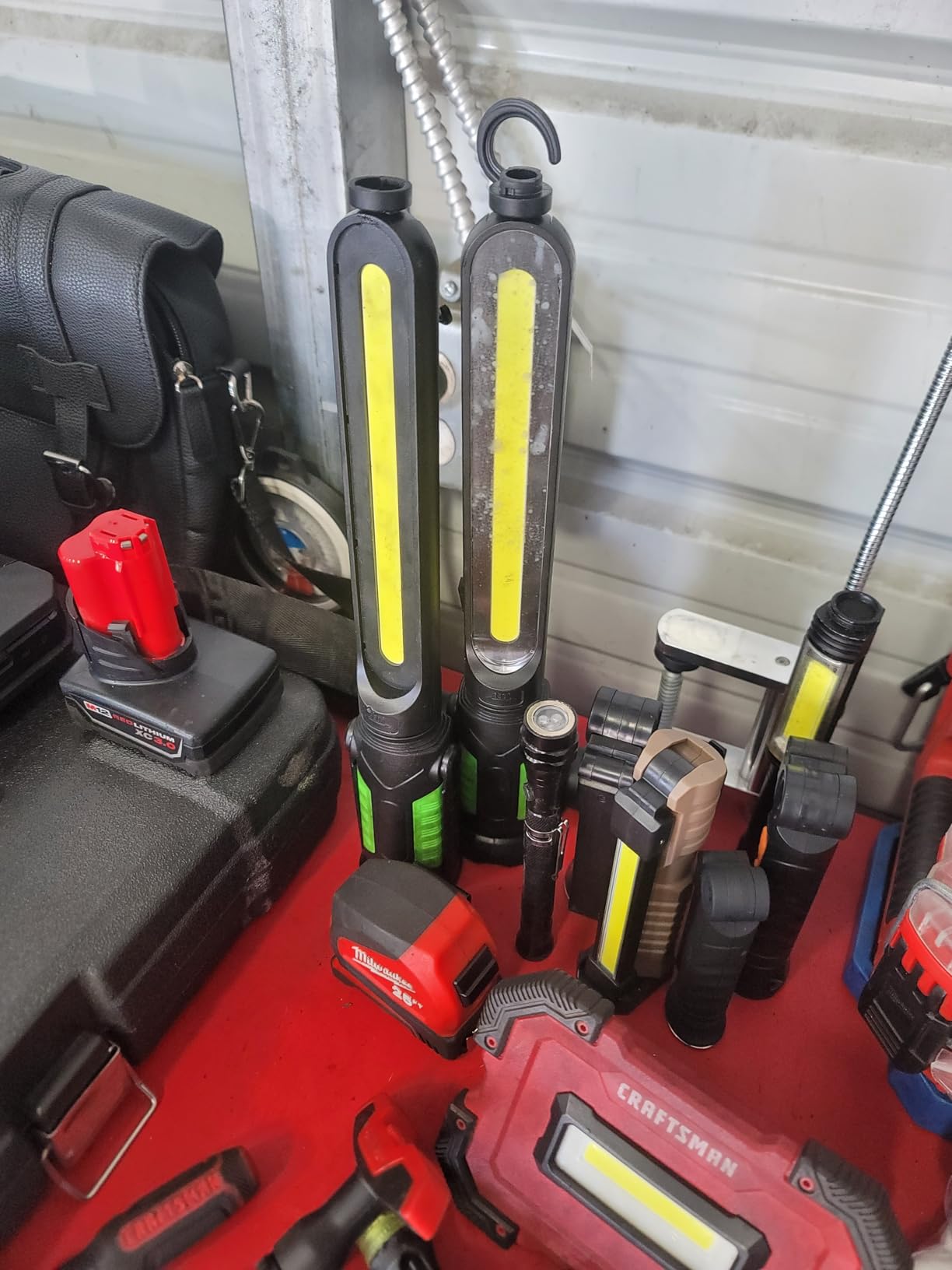 SYLSTAR Work Light for Mechanic, 2400LM LED, 4400mAh Rechargeable, Magnetic, Underhood Work Light with Hooks for Car Repairing/Inspection/Garage/Workshop/Emergency customer photo 2