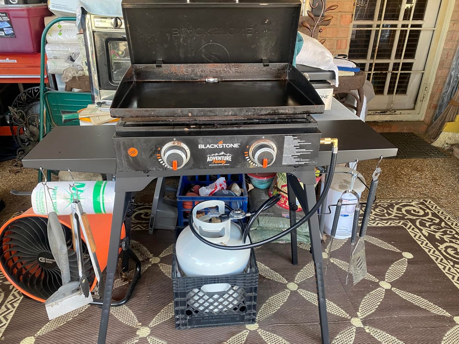 Sivsis Portable Griddle Stand for Blackstone 17/22 in with Shelf customer photo 1