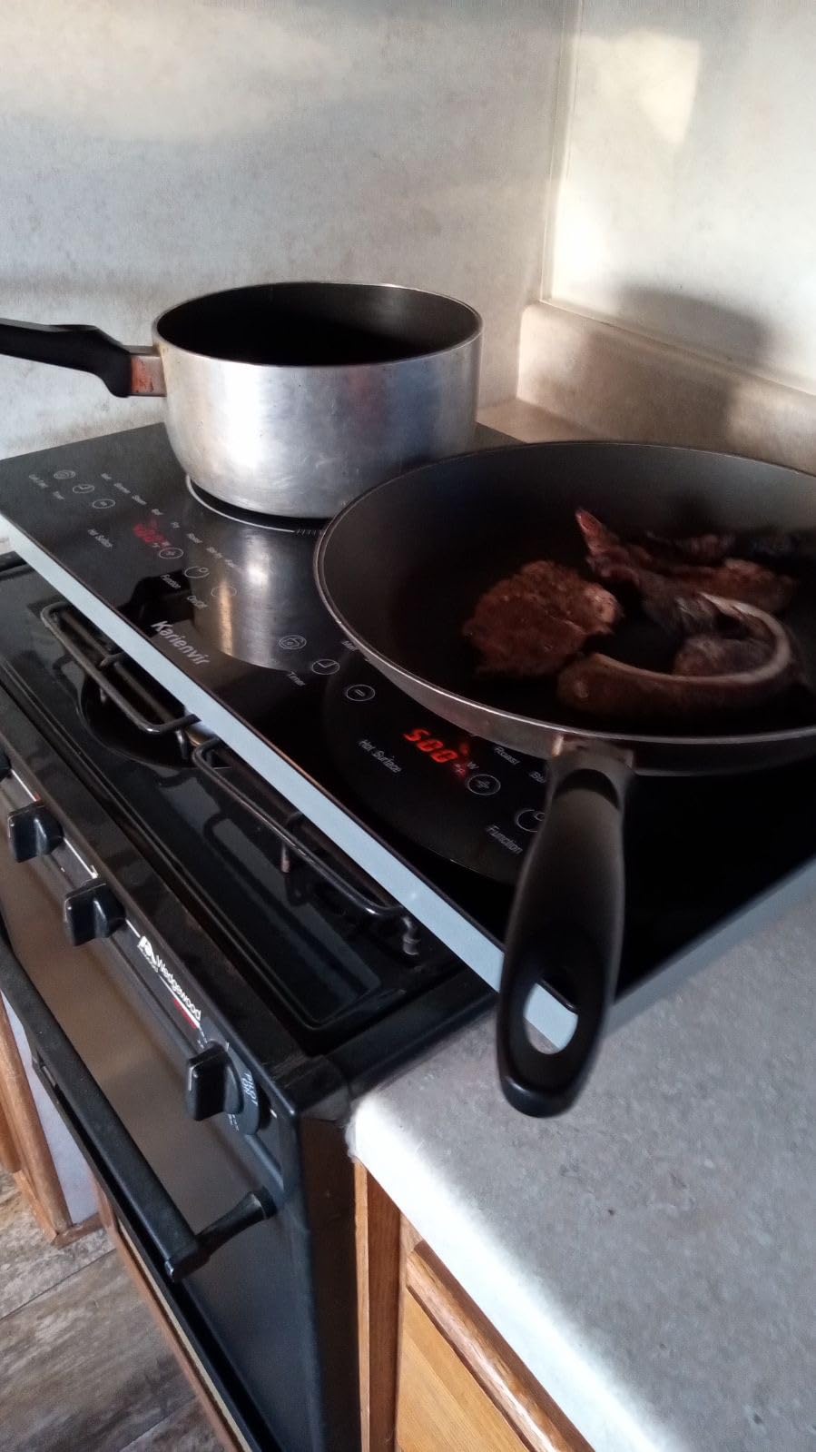 2 Burner Electric Cooktop 110V, 2000W, 24