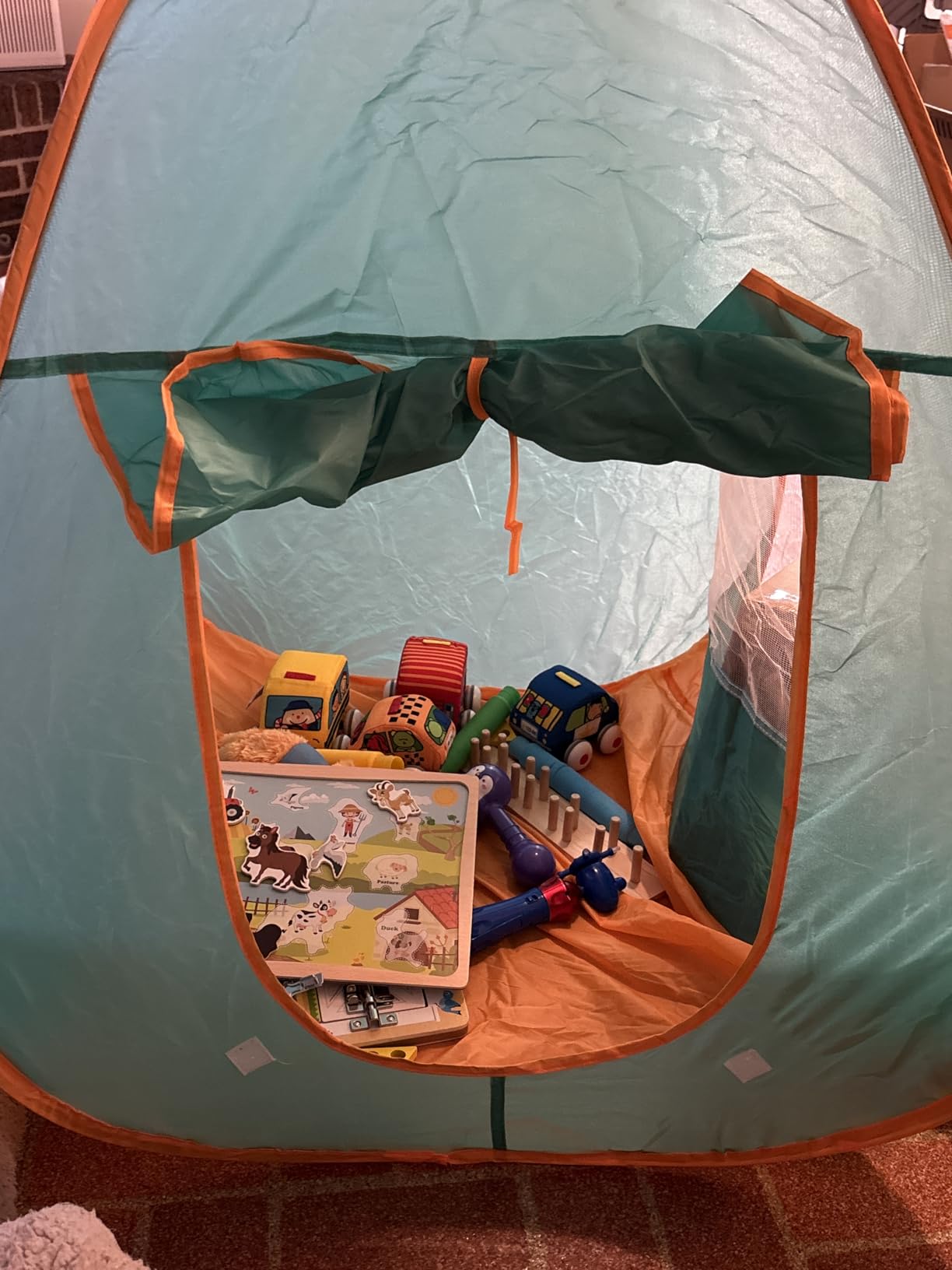 Kids Pop up Play Tent,Playhouse Tent for Boys Girls Babies and Toddlers, Play Tent Indoor Outdoor Use customer photo 1