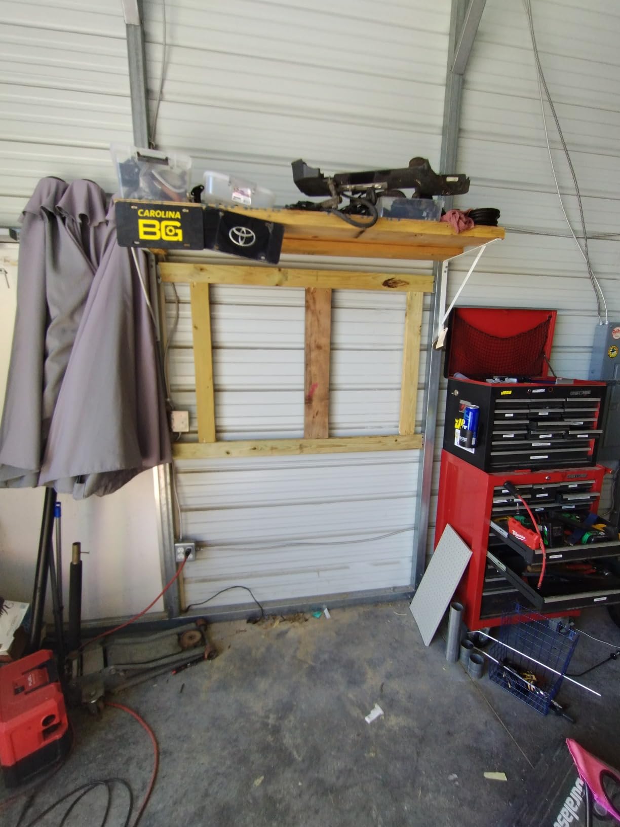 Ultrawall Pegboard Wall Organizer, 48 X 36 inch Garage Storage Pegboard customer photo 1