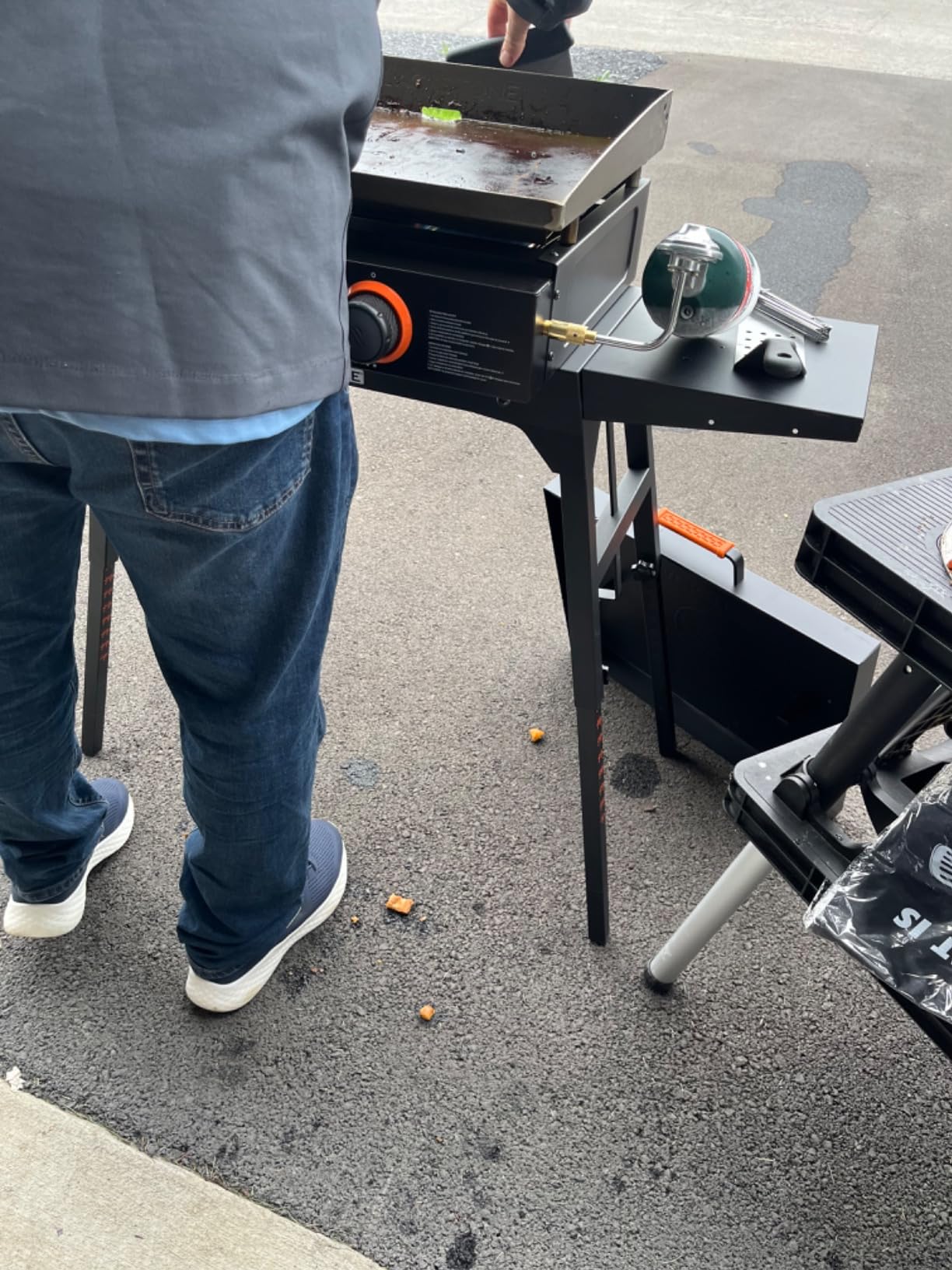Trybuy Folding Stand for Blackstone 17 & 22 Inch Tabletop Griddle customer photo 1