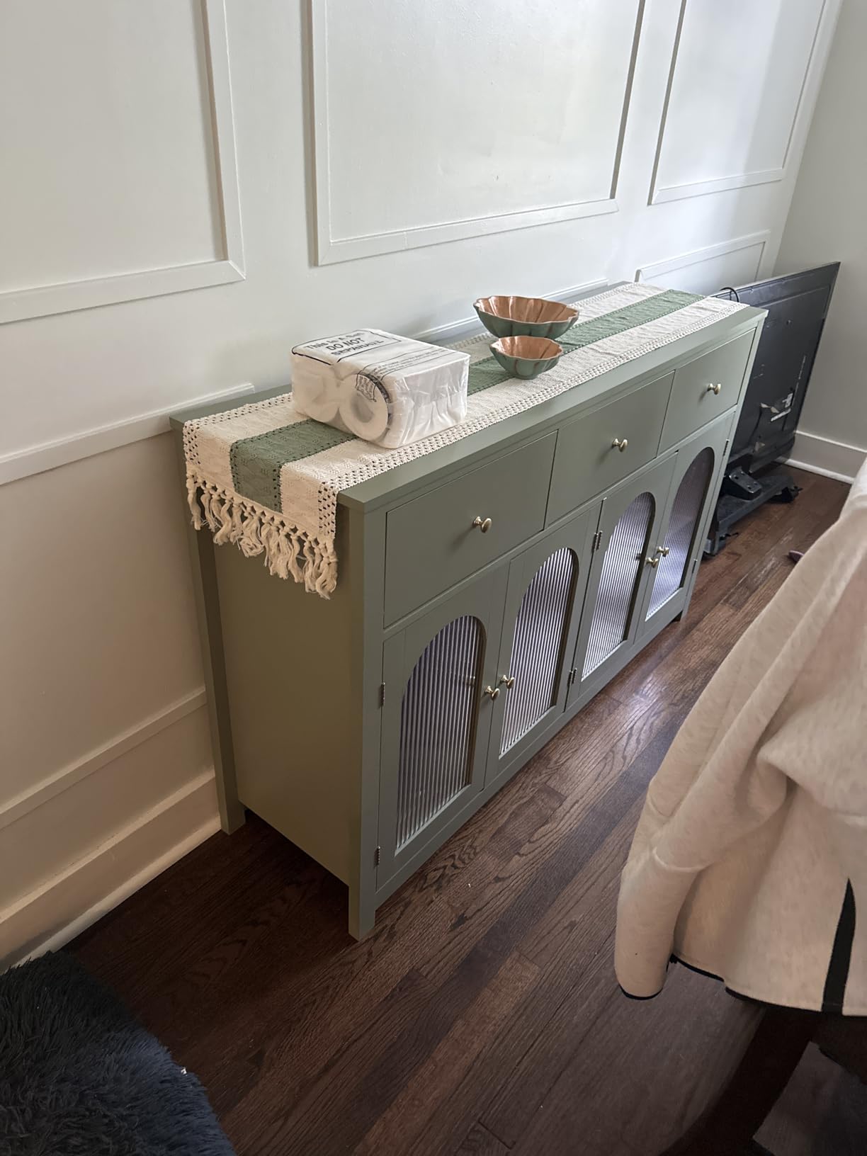 FINETONES Buffet Cabinet with Storage, Kitchen Storage Cabinet for Home customer photo 1