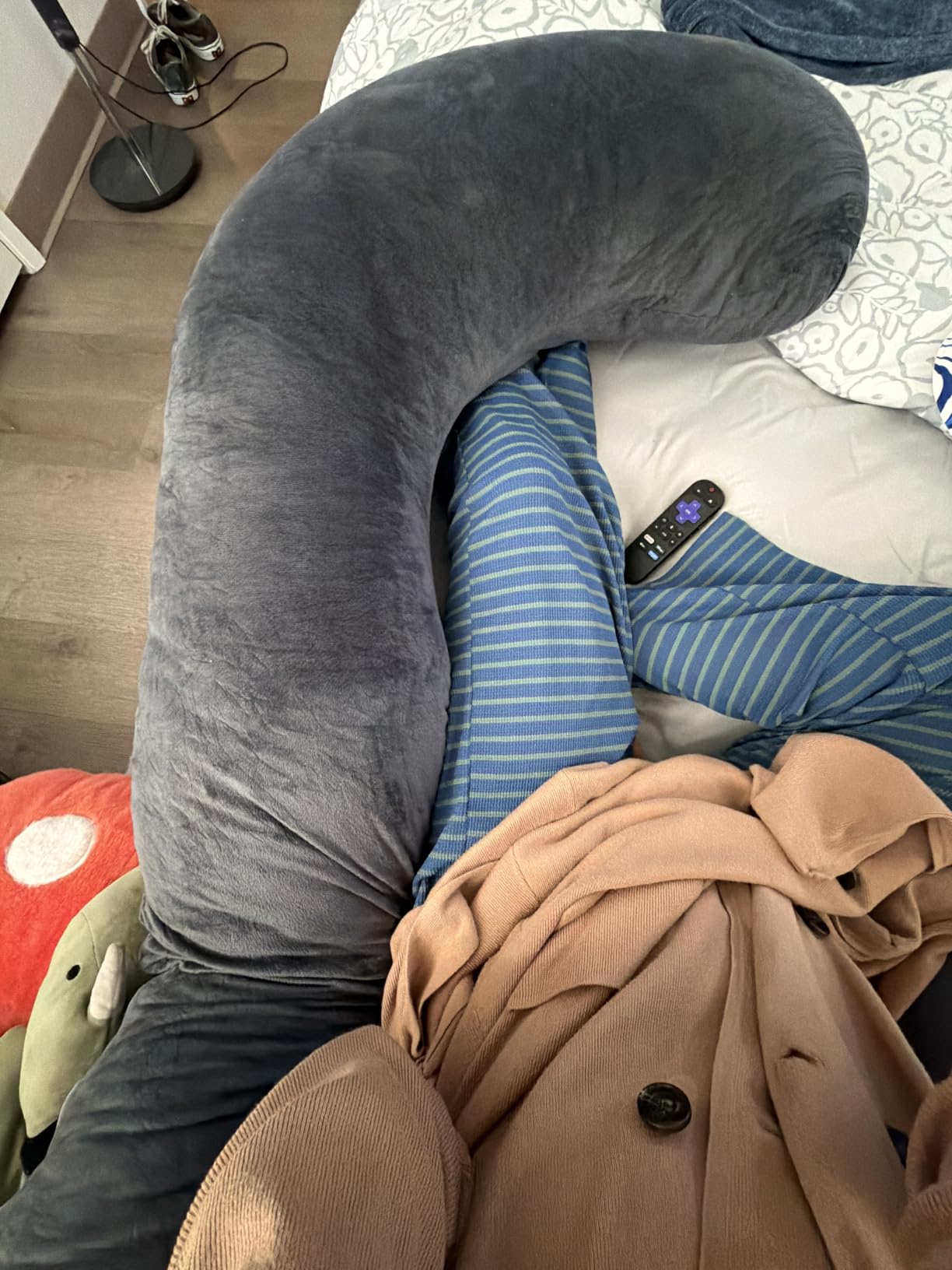 ALLOPERA U Shape Pregnancy Pillow - Full Body Maternity Pillow for Sleeping customer photo 1
