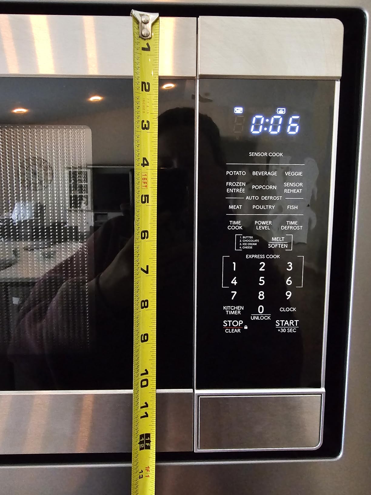 Sharp SMC2266KS 2.2 cu. ft. 1200W Stainless Steel Countertop Microwave Oven customer photo 1