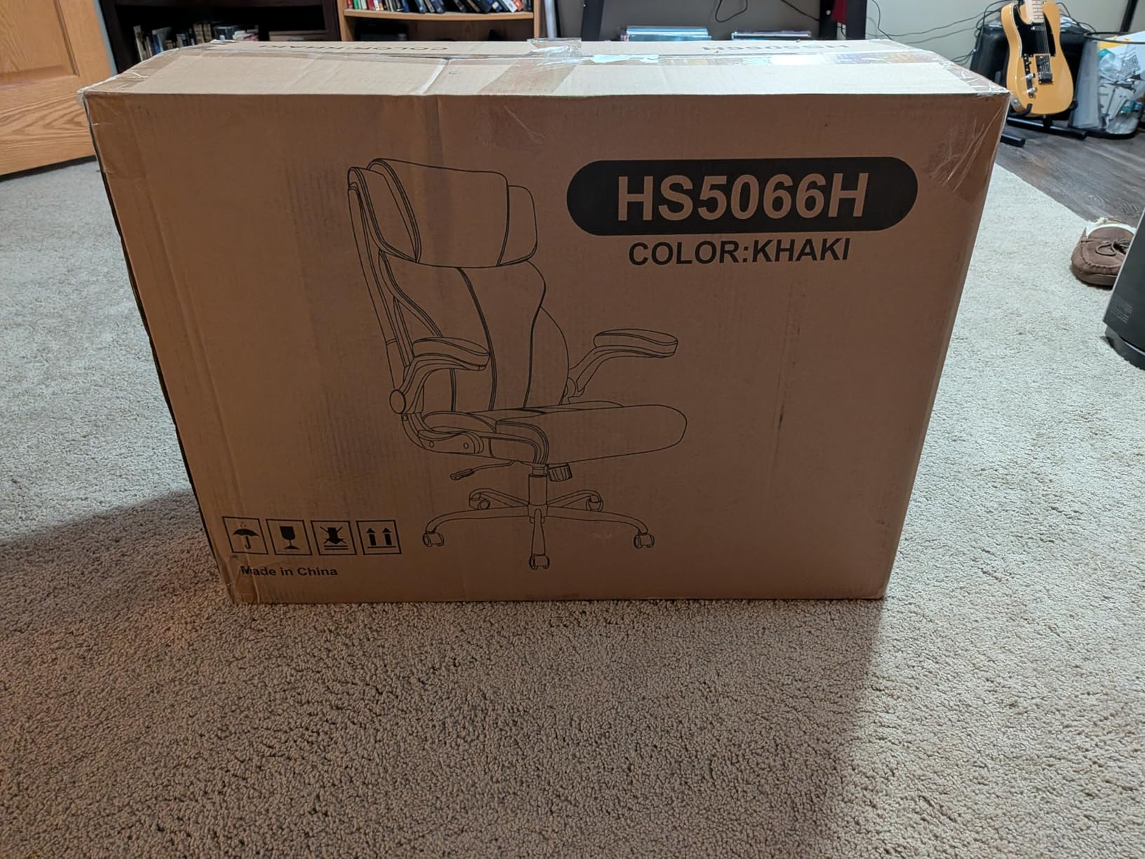HeroSet Office Chair, Ergonomic Big and Tall Computer Desk Chairs, Executive Breathable Leather Chair with Adjustable Flip-up Armrests, Lumbar Support Swivel PC Chair with Rocking Function,Matte Black customer photo 1