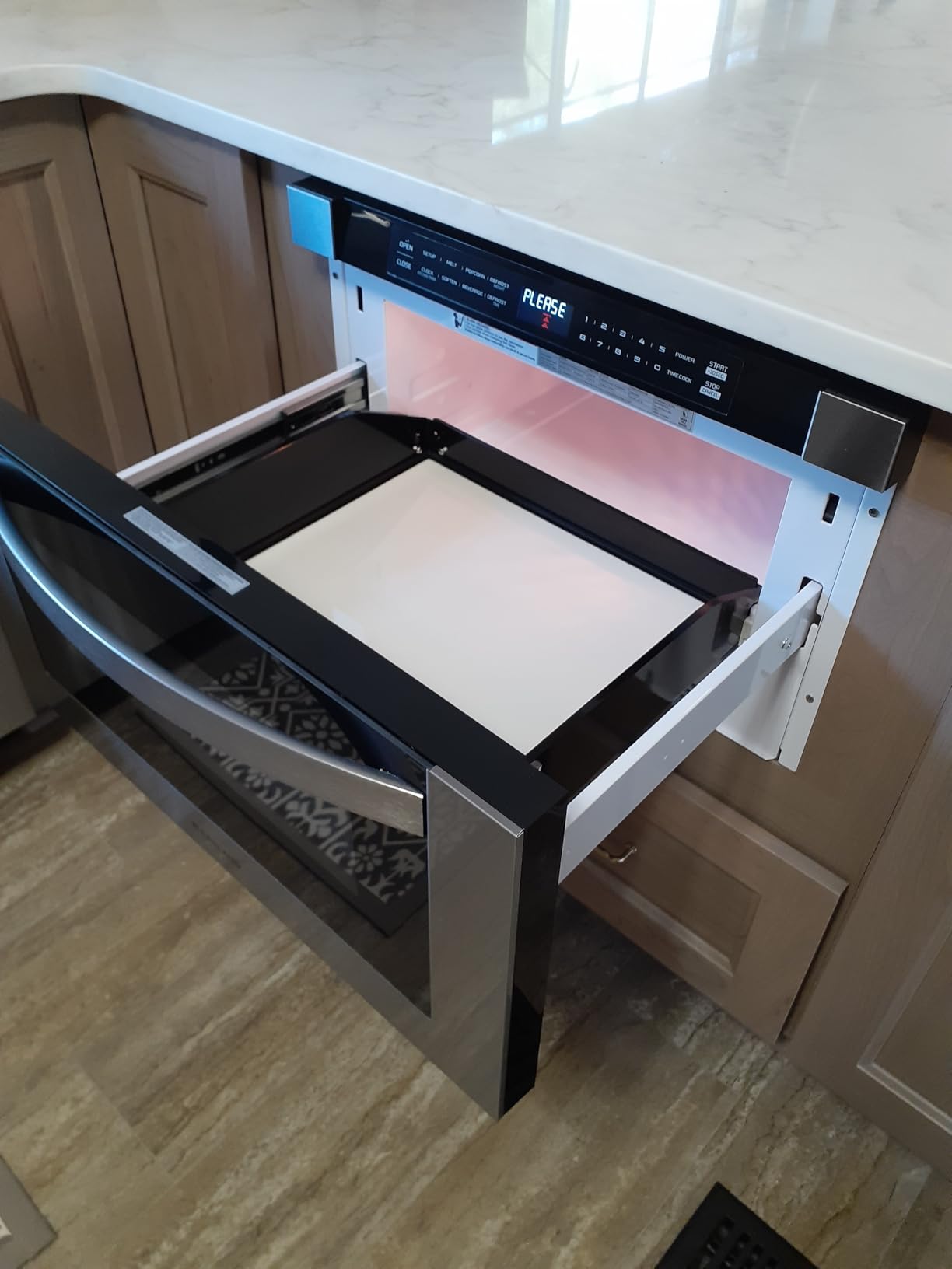 Gasland 24 Inch Built in microwave oven, 1.6 Cu. Ft, 1000W, 11 Levels customer photo 2