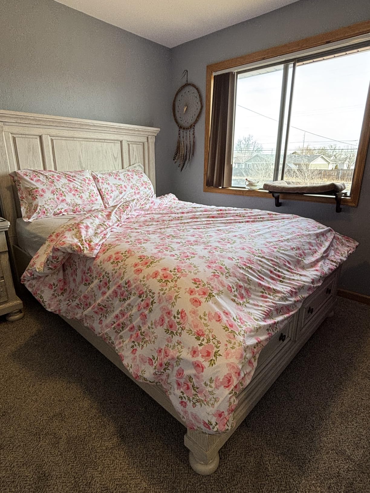 Duvet Cover King Size - Extra Soft 3 Piece with Zipper Closure - White customer photo 2