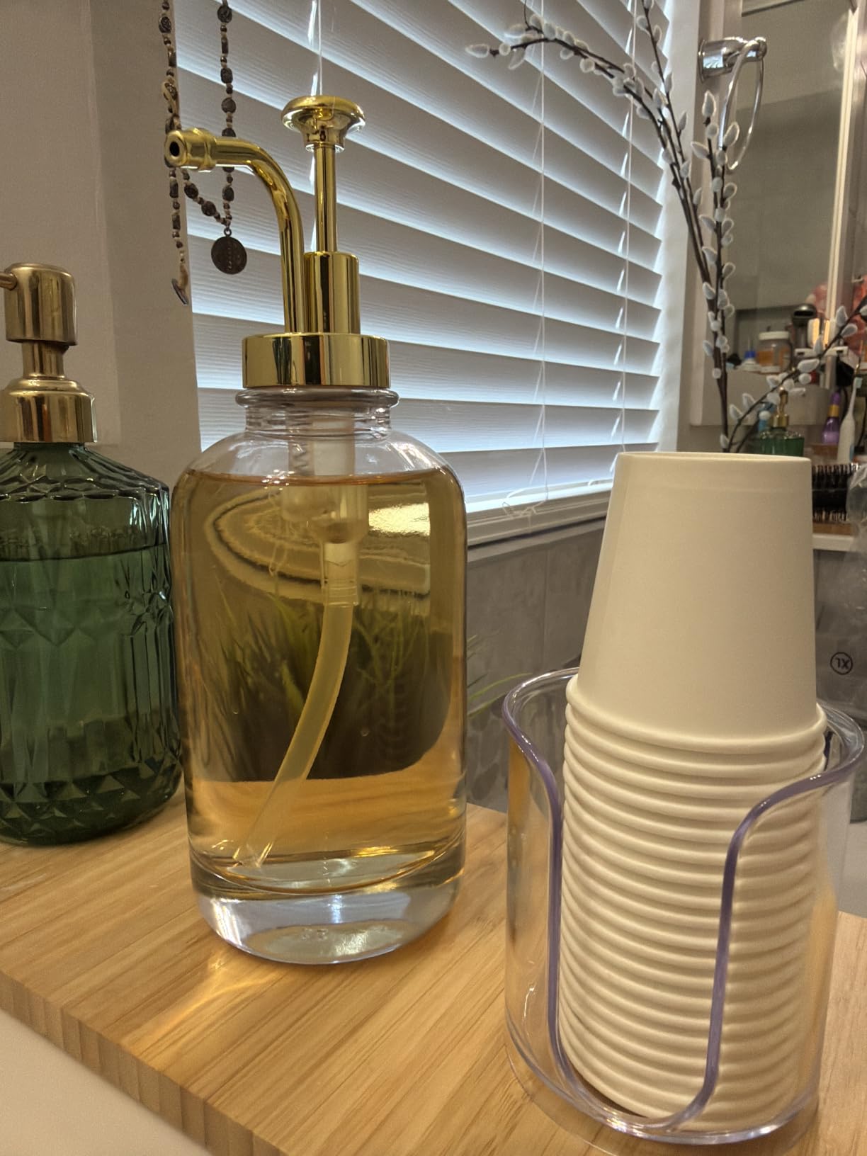 Coffee Syrup Dispenser for Coffee Bar with Gold Upgraded Pump, 4 Pack customer photo 2