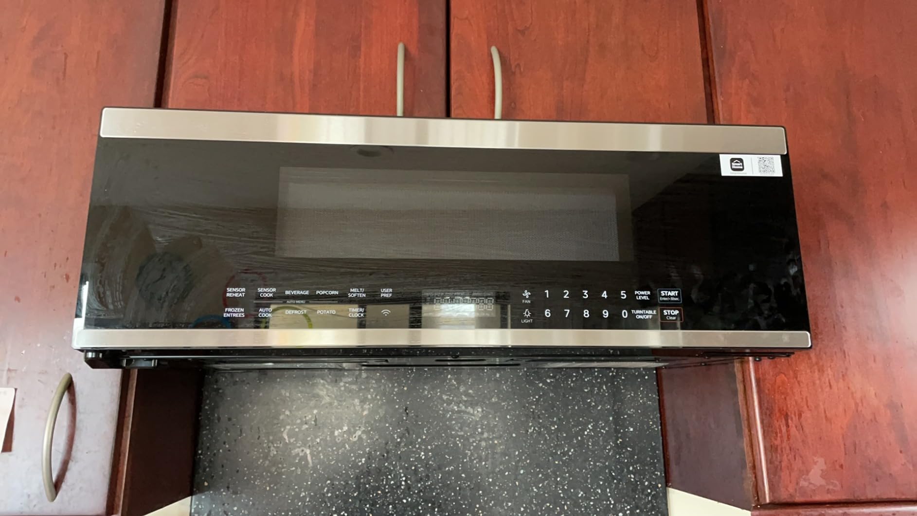 Midea Over the Range Microwave Oven, 1.2 Cu.Ft, 1000W, Stainless Steel customer photo 2