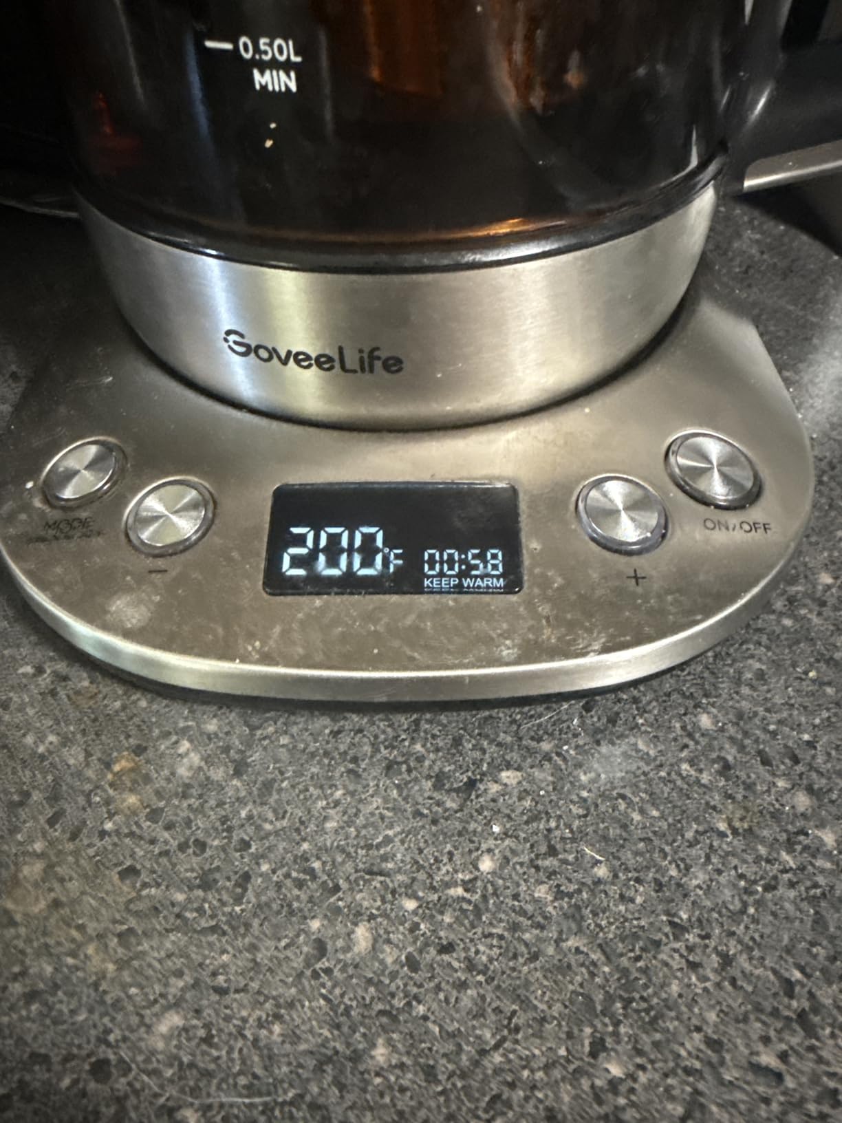 GoveeLife Smart Electric Kettle, Tea Infuser for Loose Leaf, 1.7L Silver customer photo 2