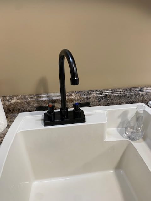 Bar Sink Faucet,4-Inch Centerset,8.3-Inch-High Spout,Polished Chrome customer photo 1