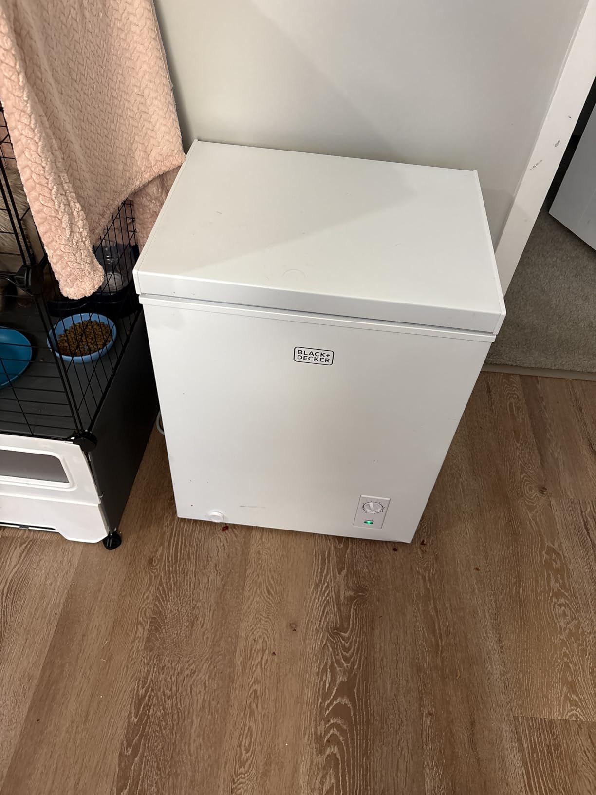 BLACK+DECKER 16.2 Cu. Ft. Chest Freezer, R600a Refrigerant, BCF1620E, White customer photo 1