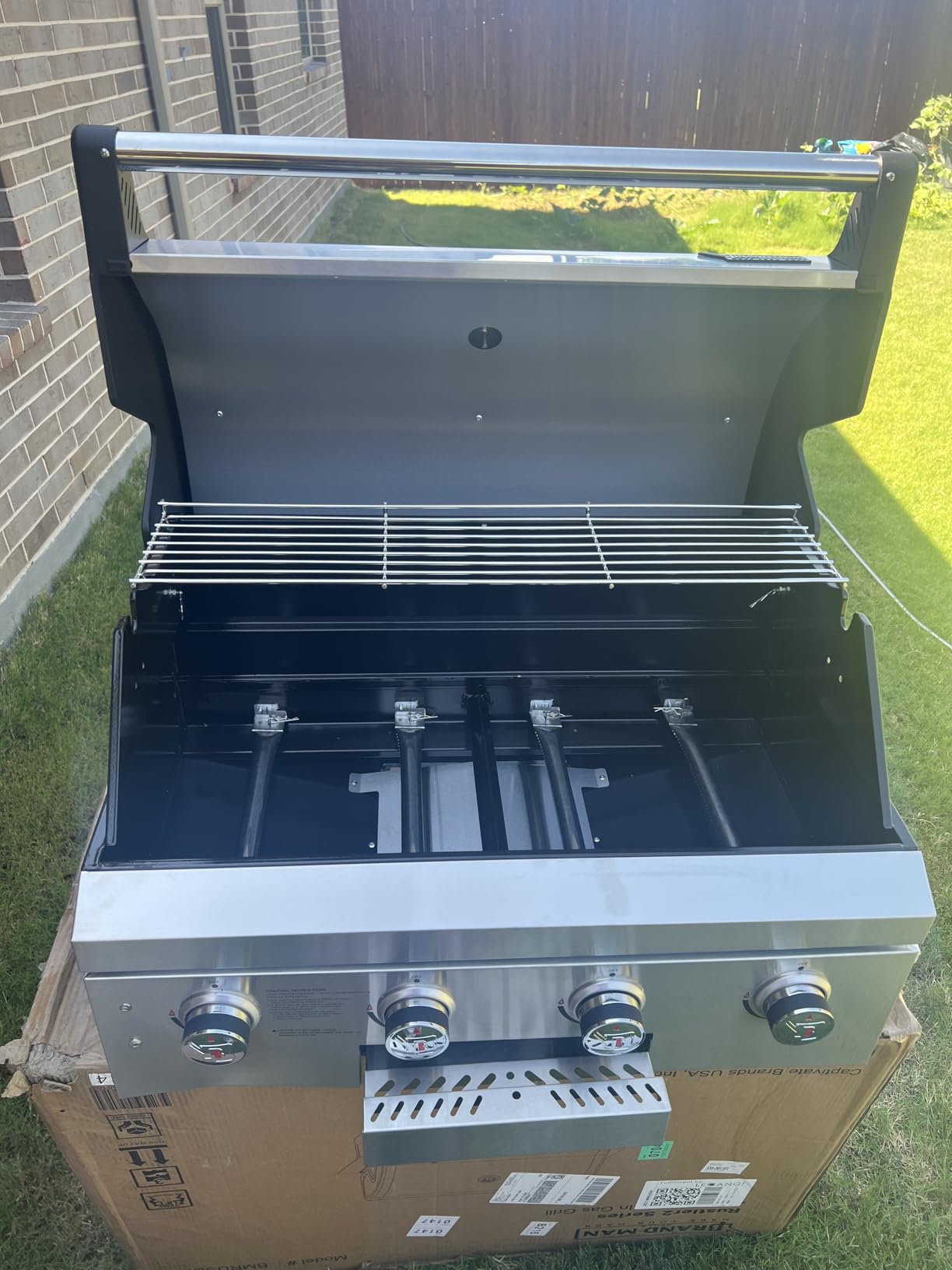 Brand-Man Built-In Gas Grill Head, 30-Inch 4-Burner Outdoor Kitchen Grill customer photo 1