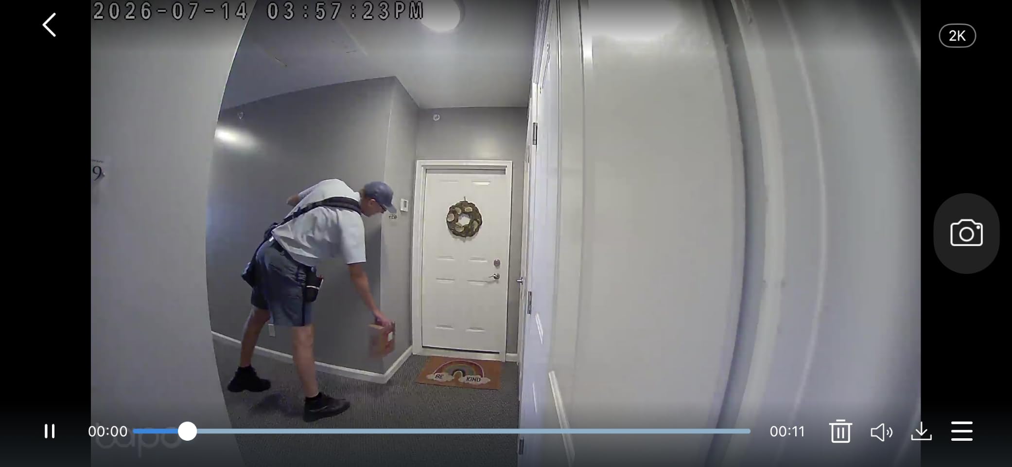 Tapo 2K Wireless Smart Video Doorbell w/Chime, 160° Ultra-Wide View, D210 customer photo 1