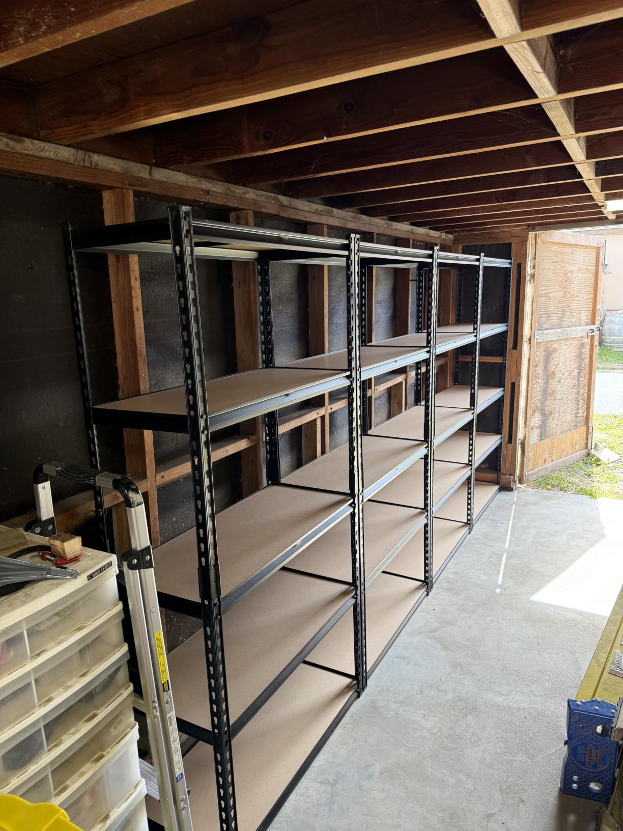 REIBII 2 Pack Garage Shelving, 2400LBS Each,Heavy Duty Storage Shelves customer photo 1