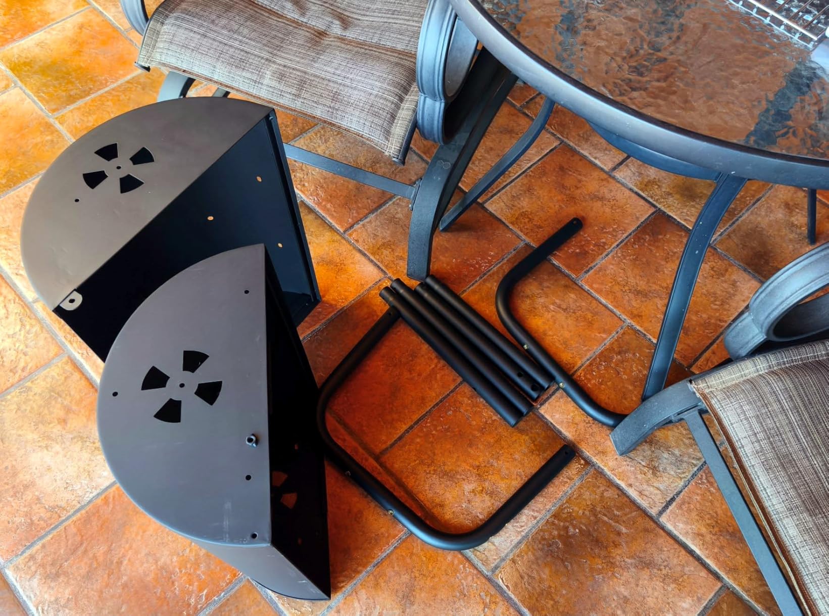Kendane Barrel Charcoal Grill, Large Charcoal Grills with Side Shelf customer photo 2