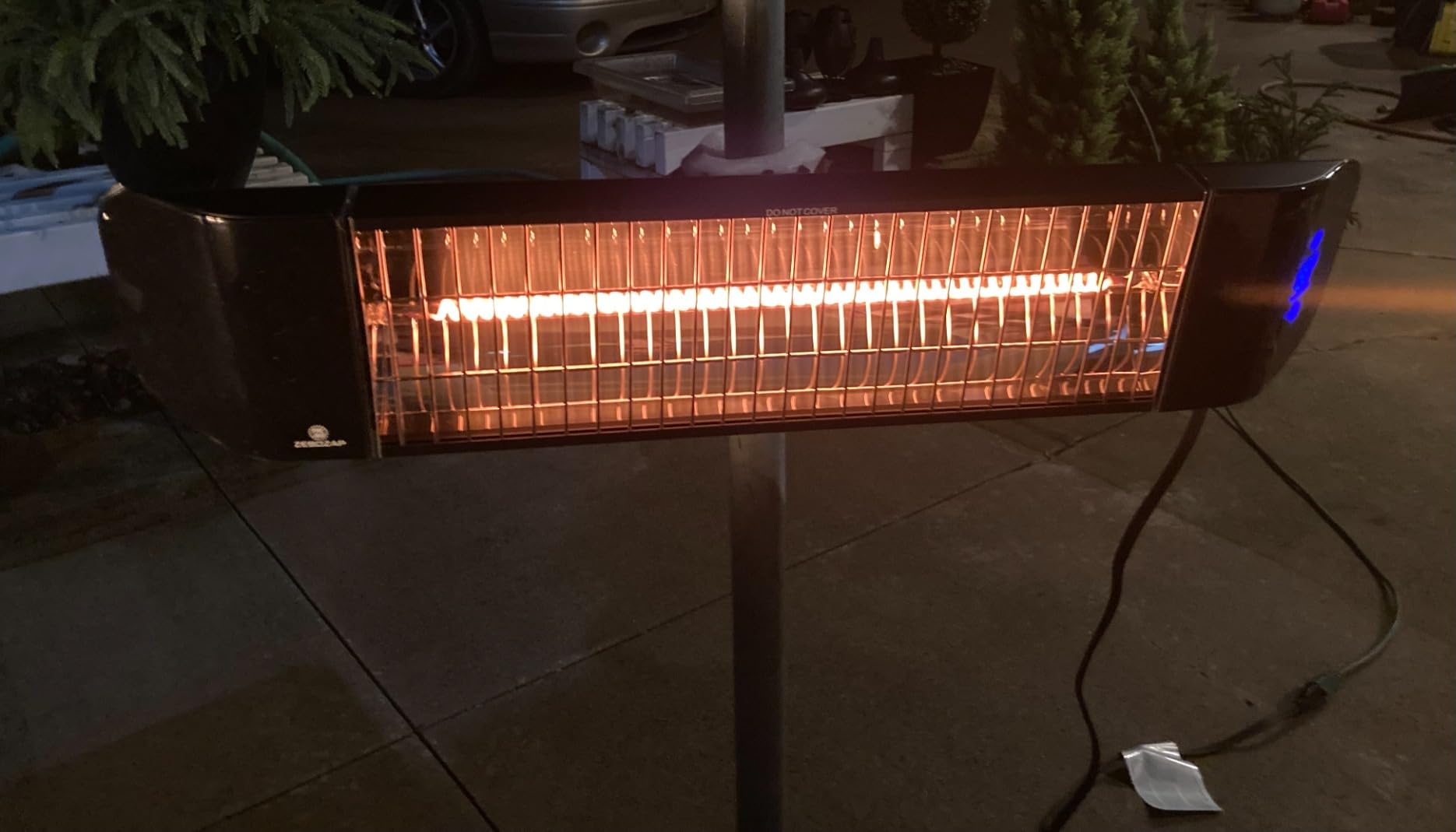 ZeboZap KDHT1500 1500W Infrared Electric Patio Heater for Gazebos, Pergolas, Decks, Garages, Backyards & Restaurants | Wall & Post Mounted Outdoor Heater customer photo 1