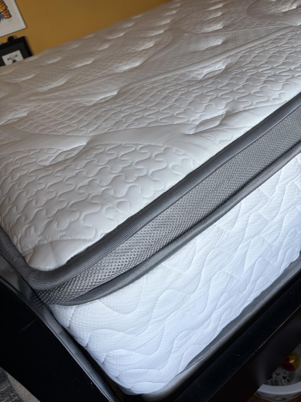 SLEEP100 Firm Queen Mattress 12 Inches - Cooling 5-Zone Deep Sleep Mattress with Extra Lumbar & Shoulder Support, Hotel Collection Hybrid Single Mattresses Pain Relief - Fiberglass Free customer photo 2